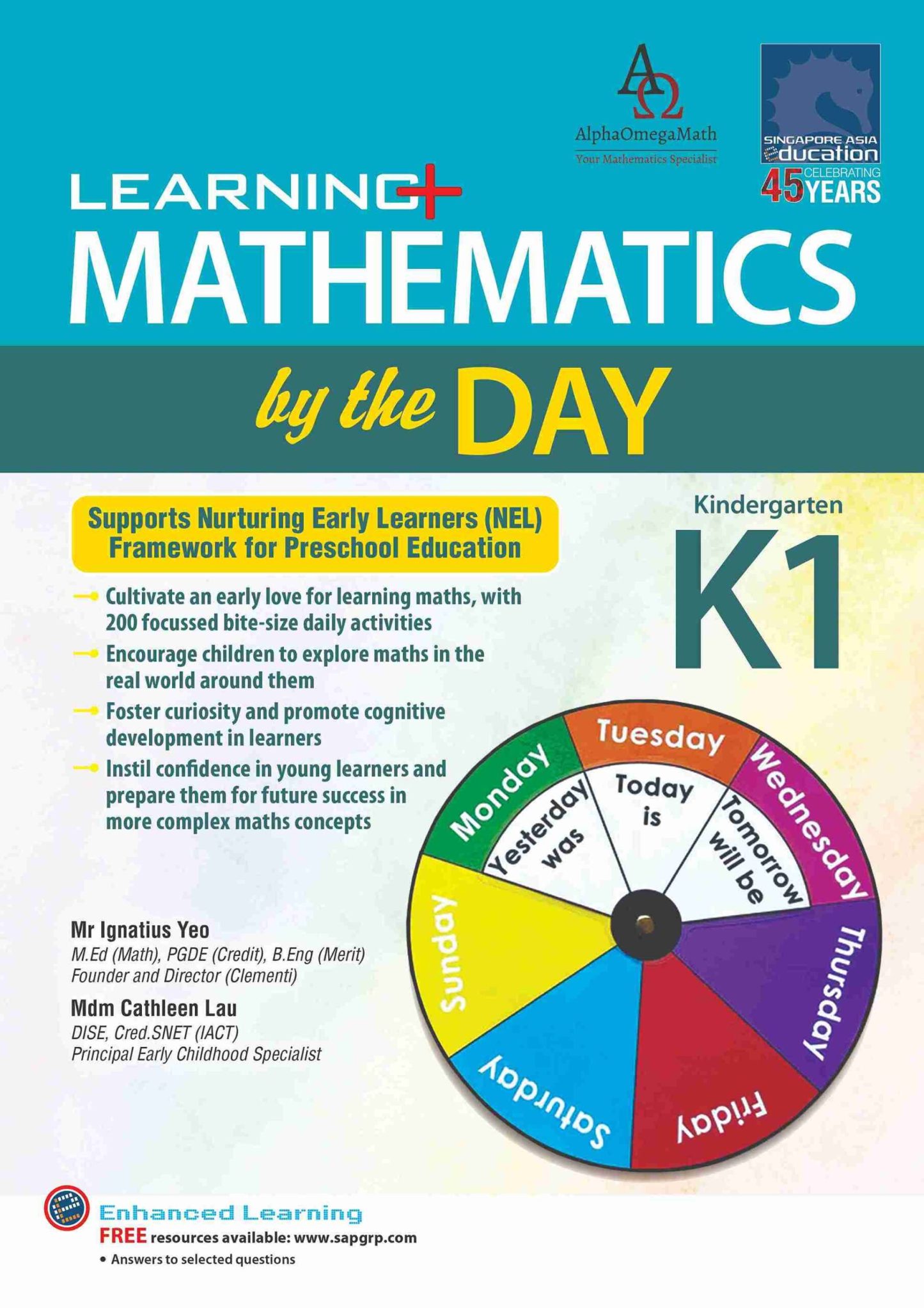 LEARNING+ MATHEMATICS by the DAY Kindergarten 1