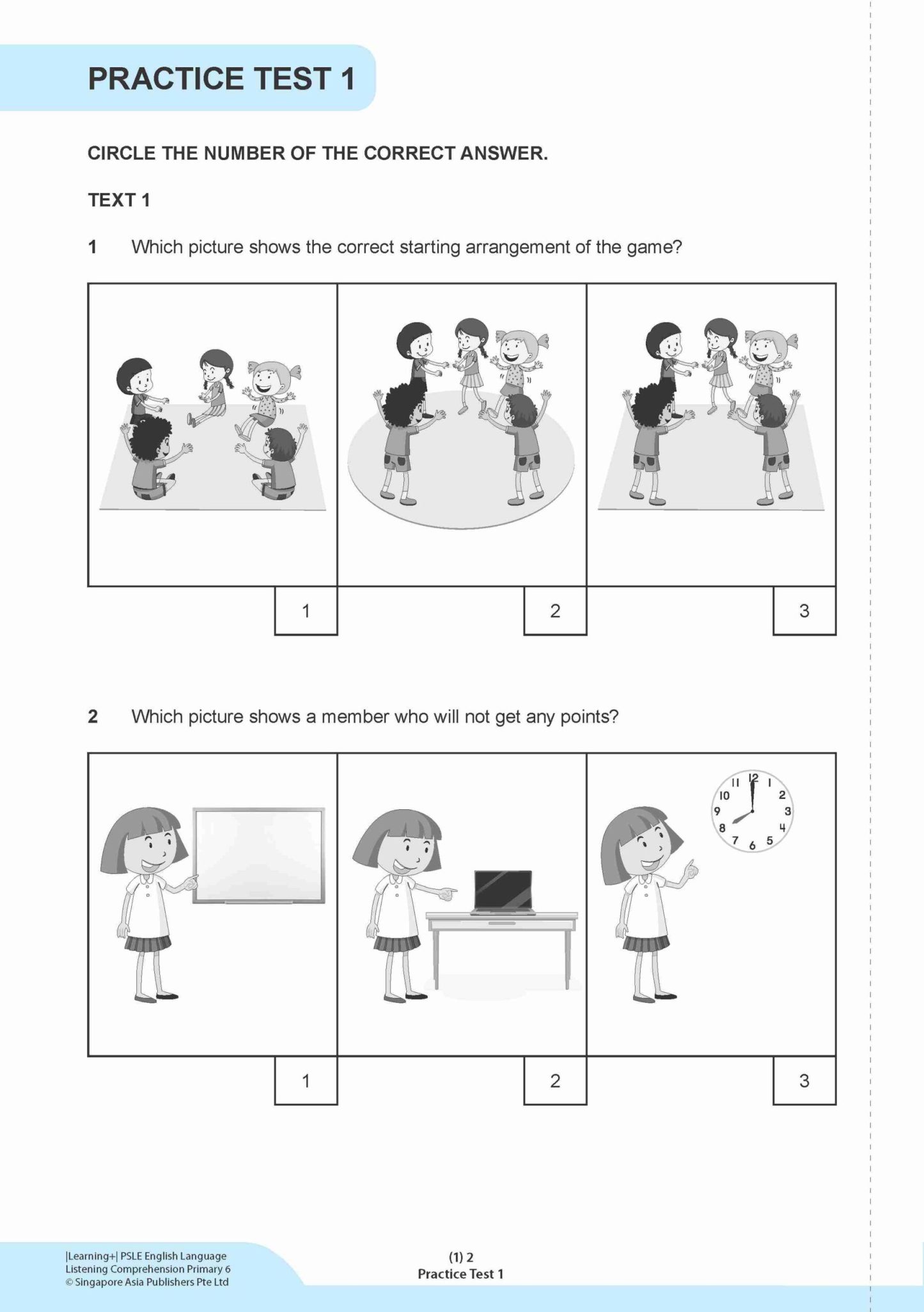 LEARNING+ PSLE ENGLISH LANGUAGE LISTENING COMPREHENSION Primary 6