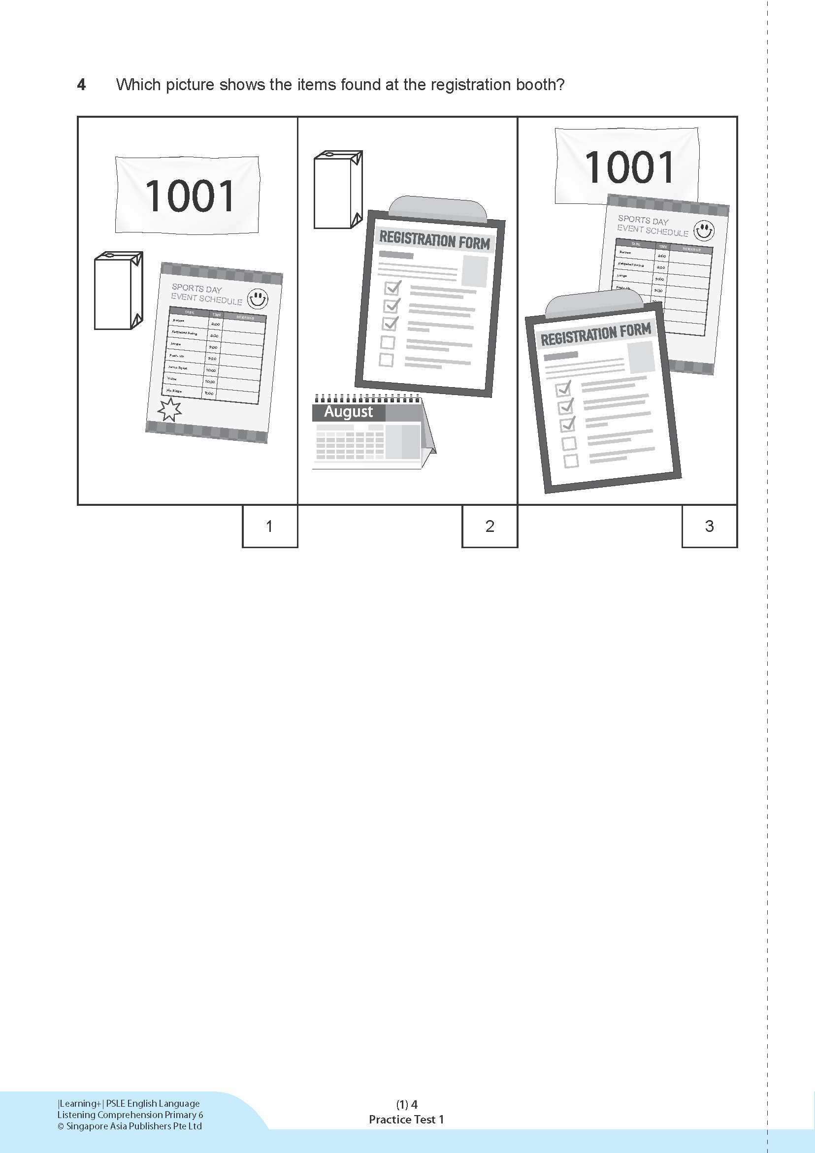LEARNING+ PSLE ENGLISH LANGUAGE LISTENING COMPREHENSION Primary 6