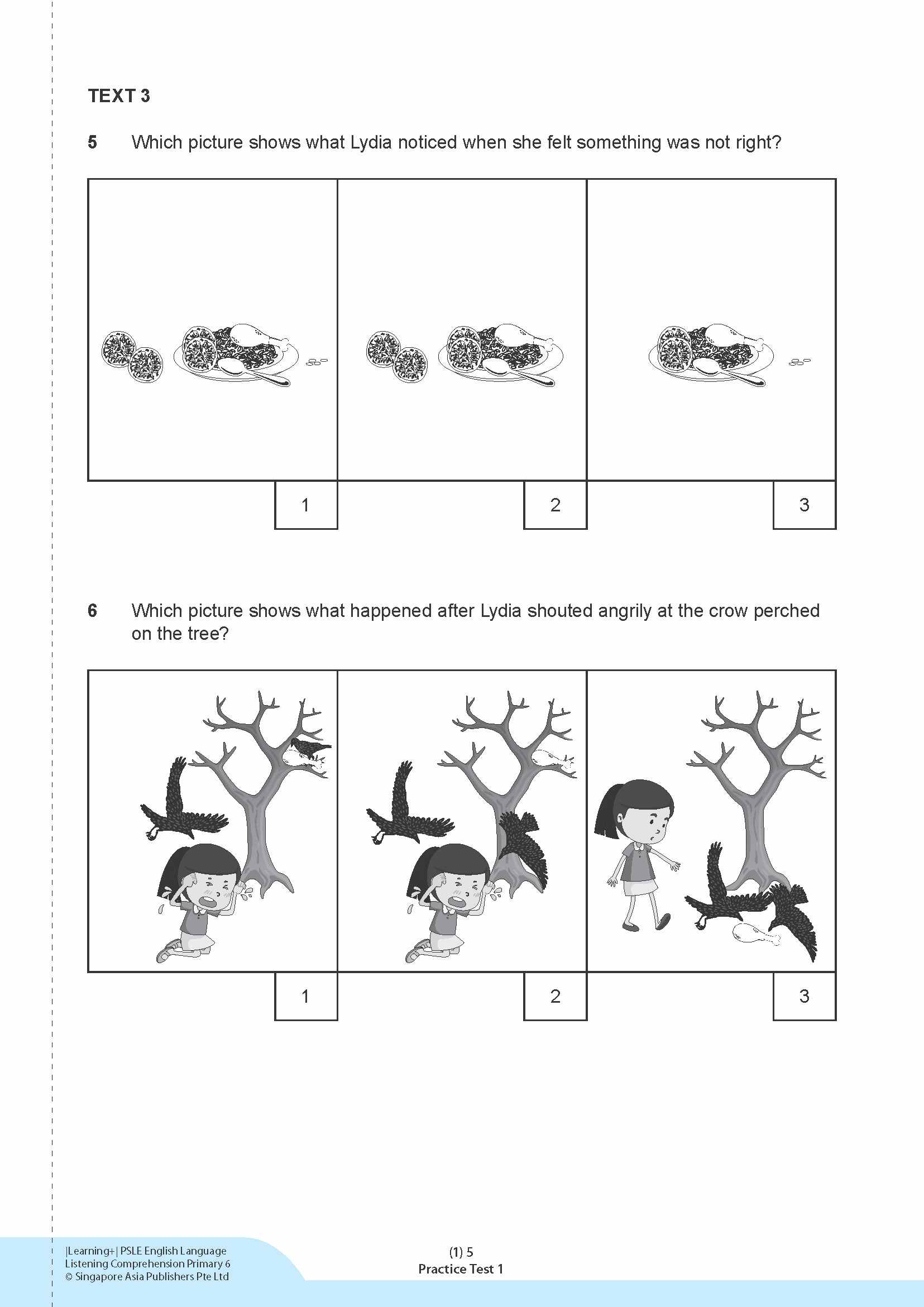 LEARNING+ PSLE ENGLISH LANGUAGE LISTENING COMPREHENSION Primary 6