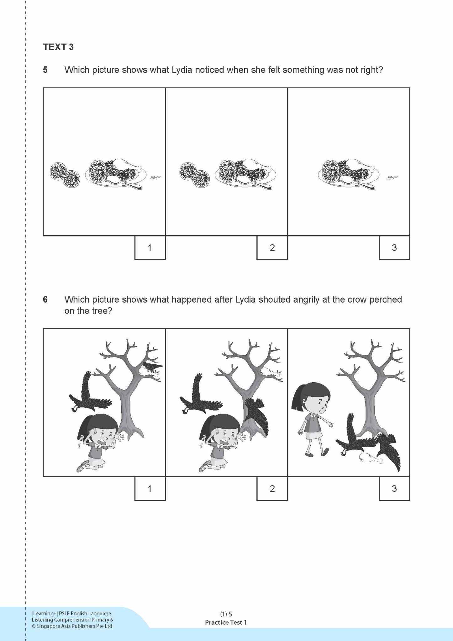 LEARNING+ PSLE ENGLISH LANGUAGE LISTENING COMPREHENSION Primary 6