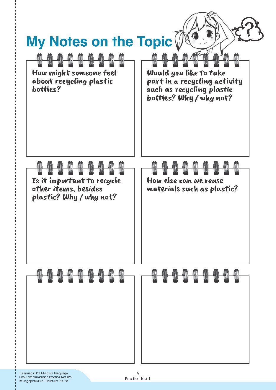 LEARNING+ PSLE ENGLISH LANGUAGE ORAL COMMUNICATION Practice Tests Primary 6