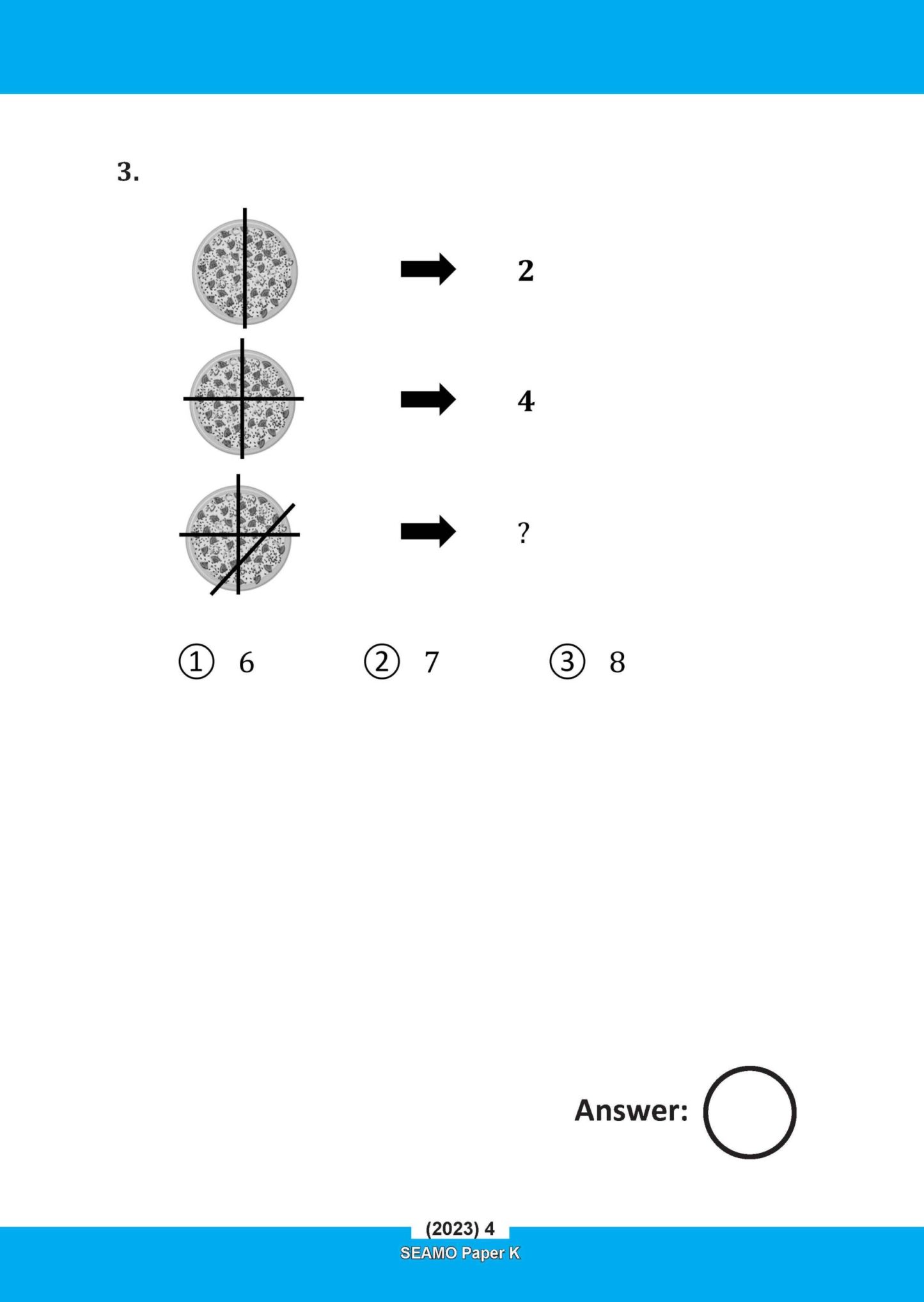 SEAMO Math Olympiad International Competition Preparation Paper K (SEAMO 2023-2024 + SEAMO X 2024-2025) Kindergarten 1&2