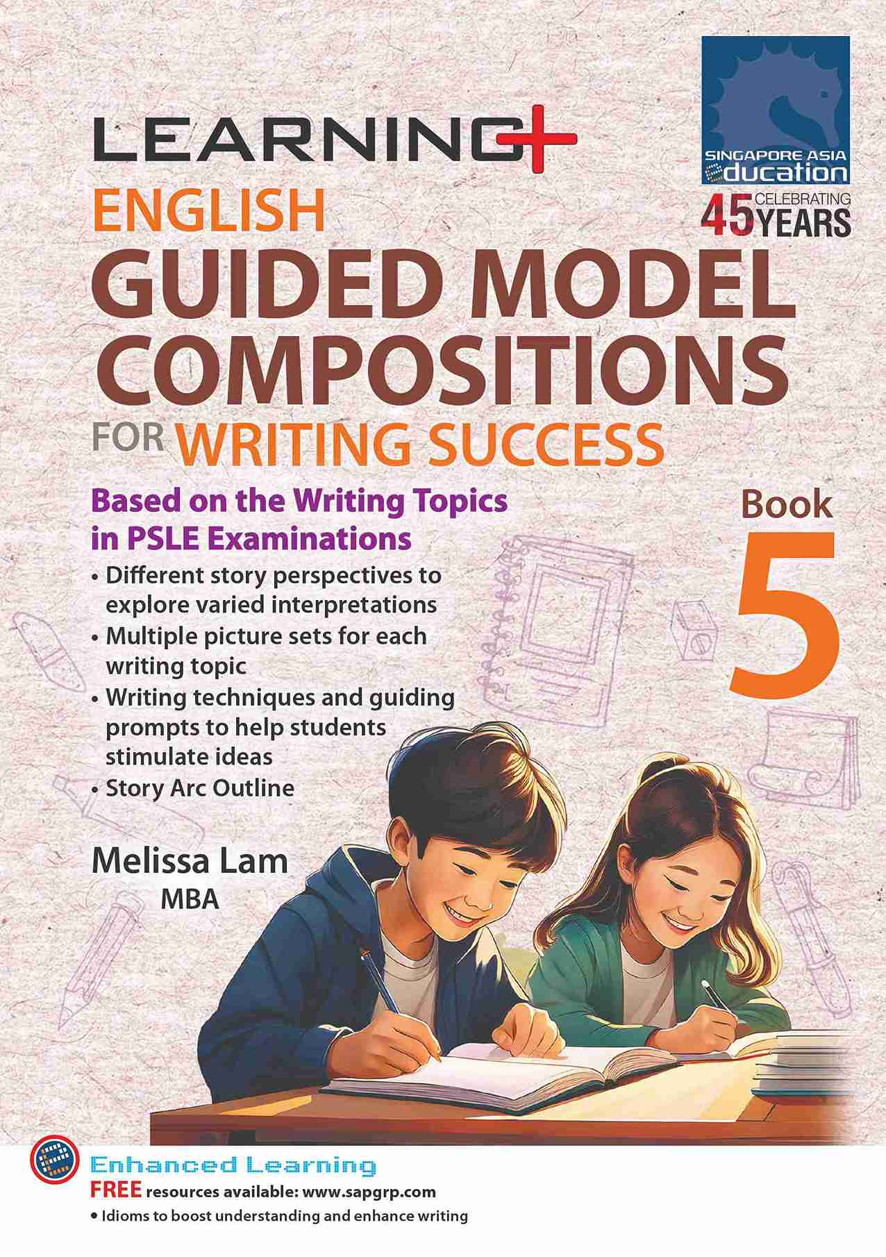 LEARNING+ ENGLISH GUIDED MODEL COMPOSITIONS FOR WRITING SUCCESS Book 5