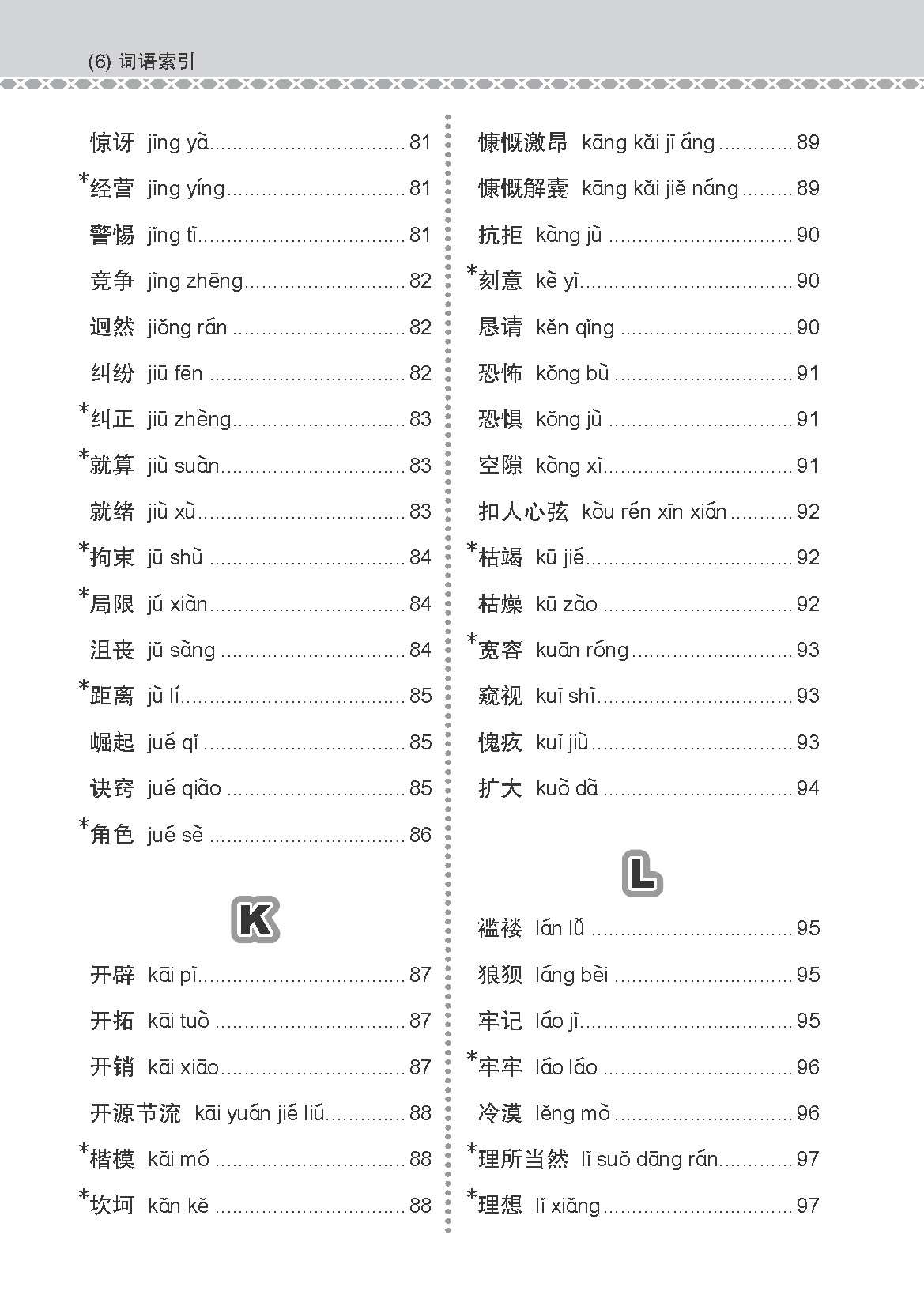 会考加分手册 G3/O-LEVEL华文必考词语 (Examinable Vocabulary Guide Book For G3/O-Level Chinese)