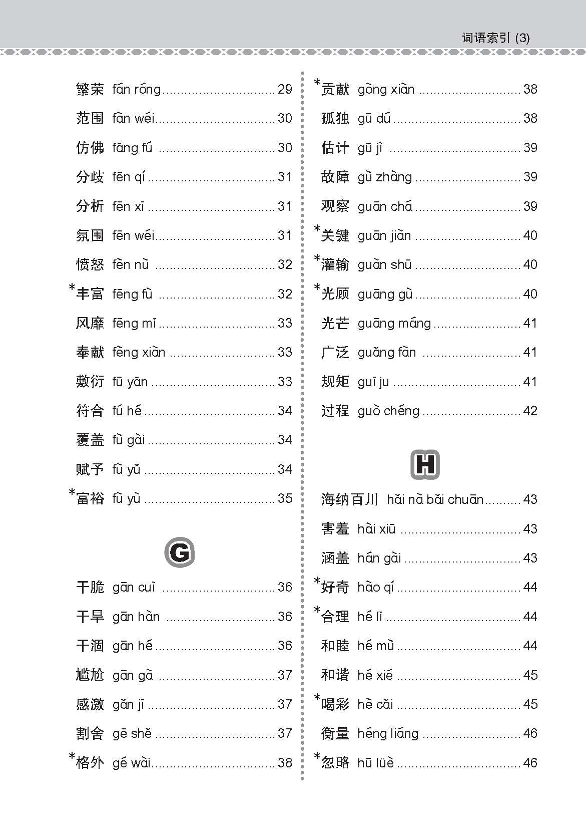 会考加分手册 G2/N-LEVEL华文必考词语 (Examinable Vocabulary Guide Book For G2/N-Level Chinese)
