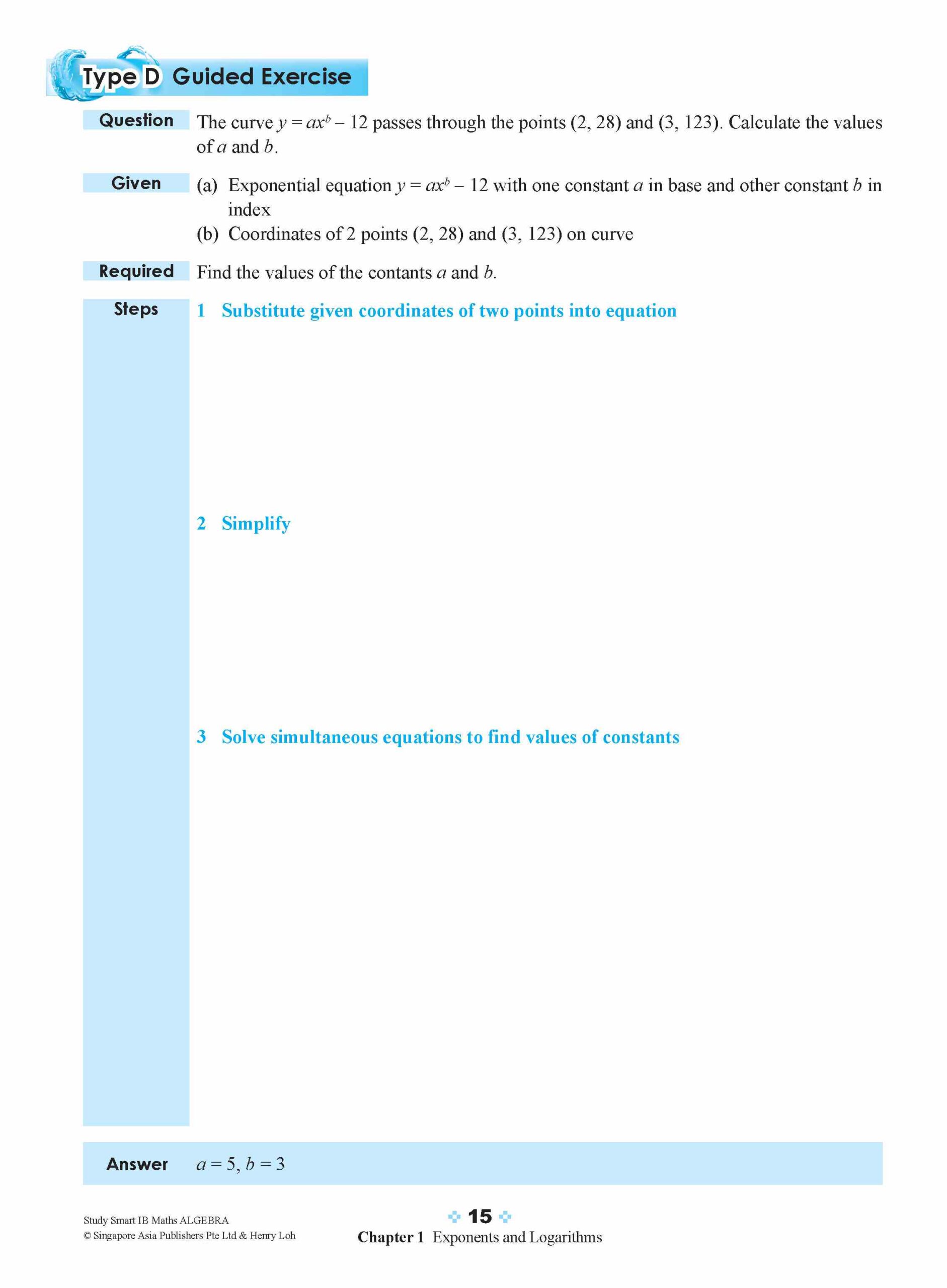 STUDY SMART IB Mathematics Algebra