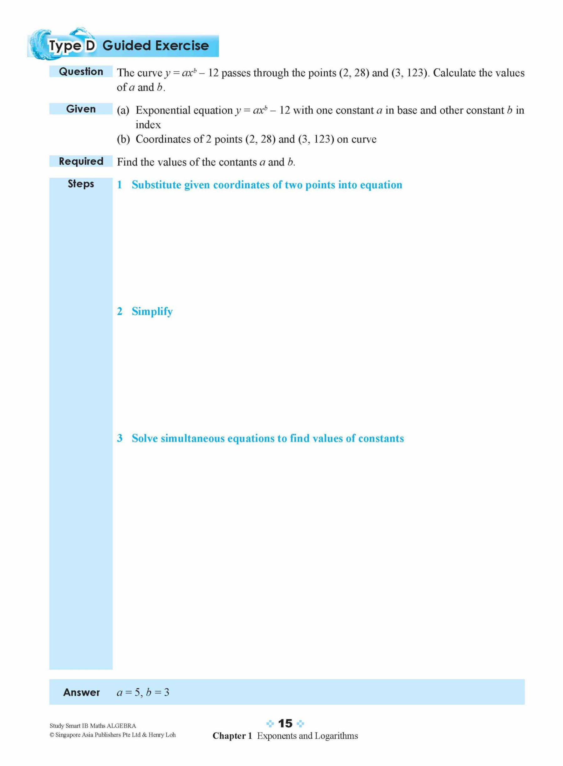 STUDY SMART IB Mathematics Algebra