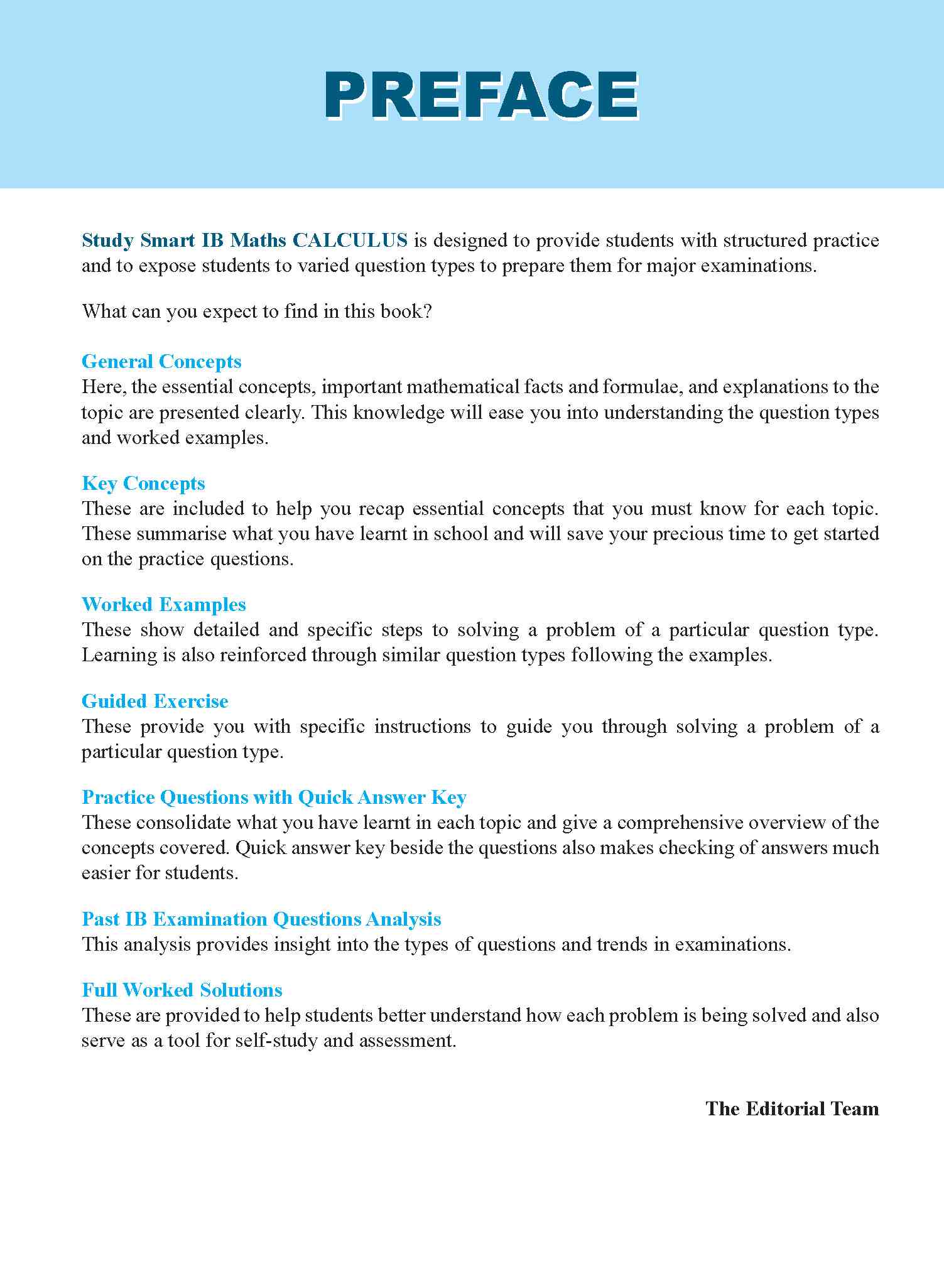 STUDY SMART IB Mathematics Calculus