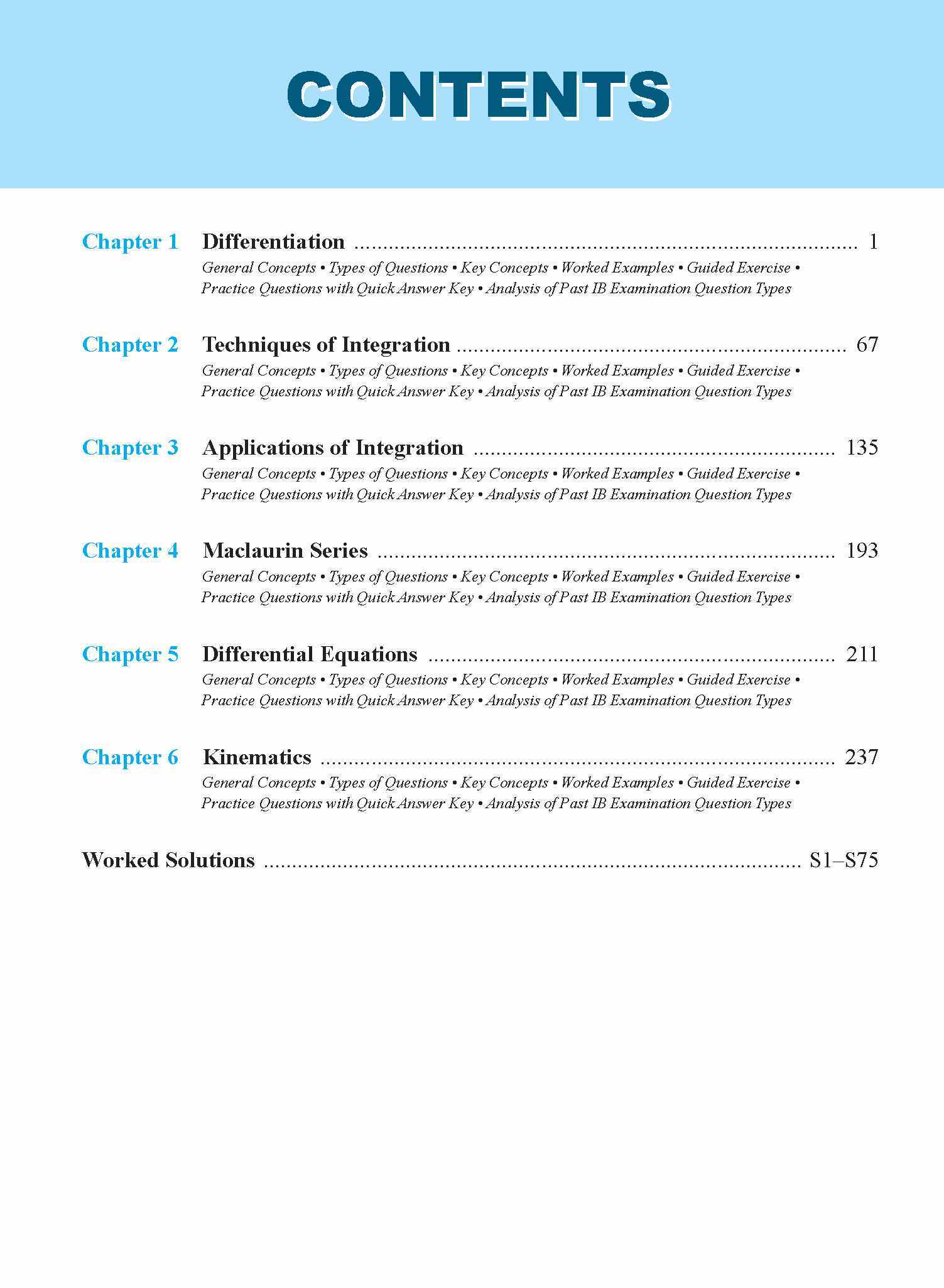 STUDY SMART IB Mathematics Calculus