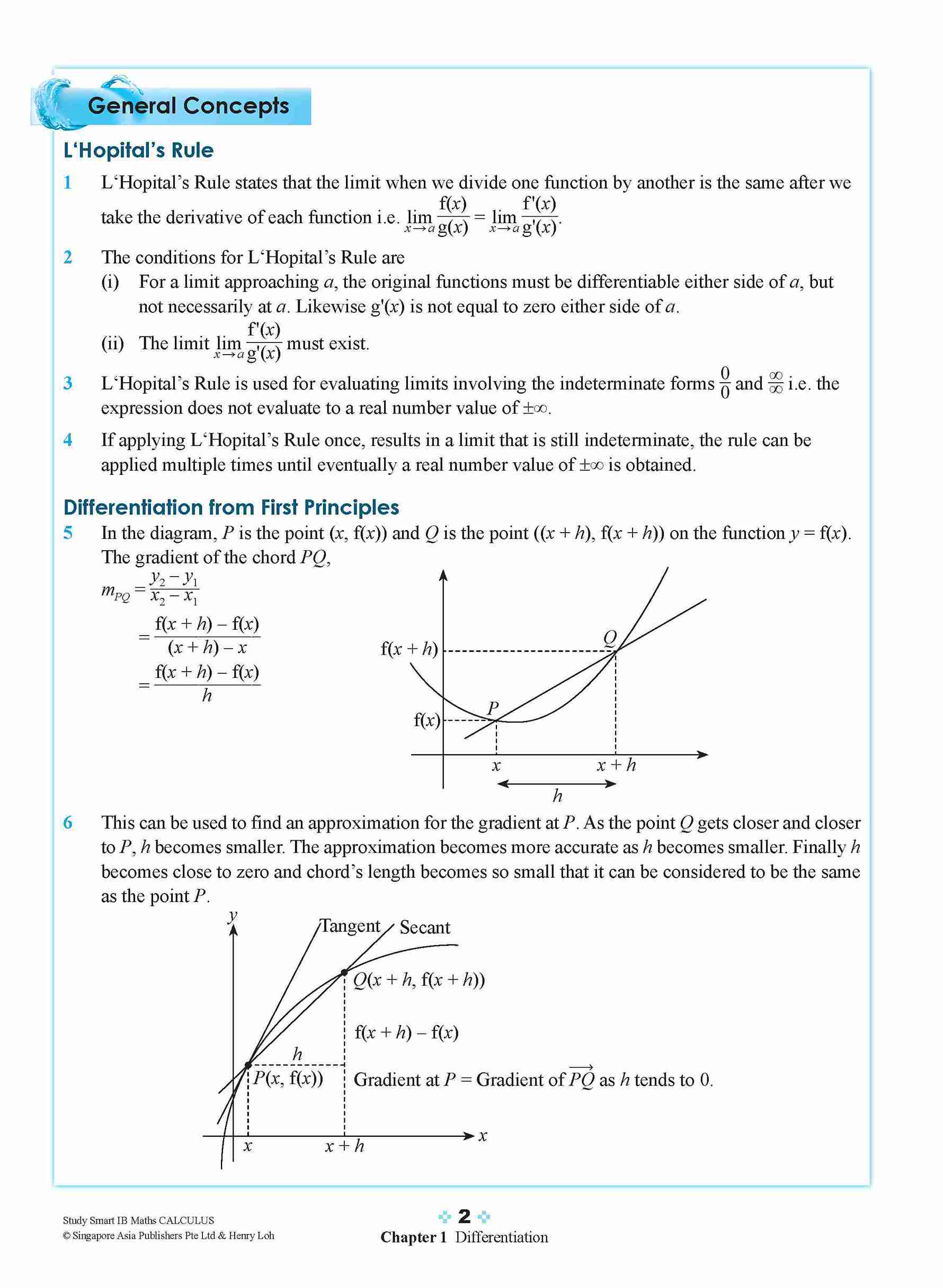 STUDY SMART IB Mathematics Calculus