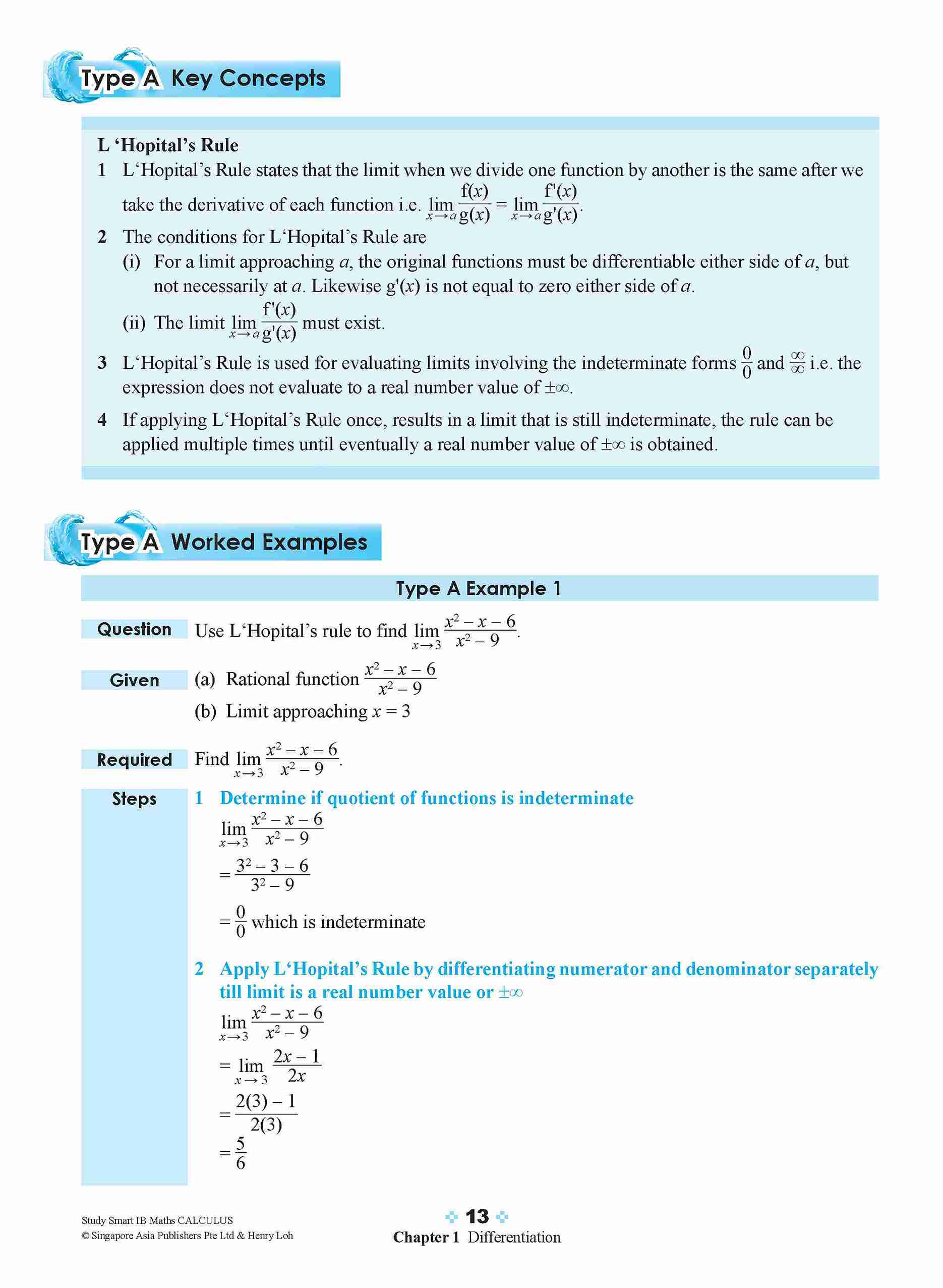 STUDY SMART IB Mathematics Calculus