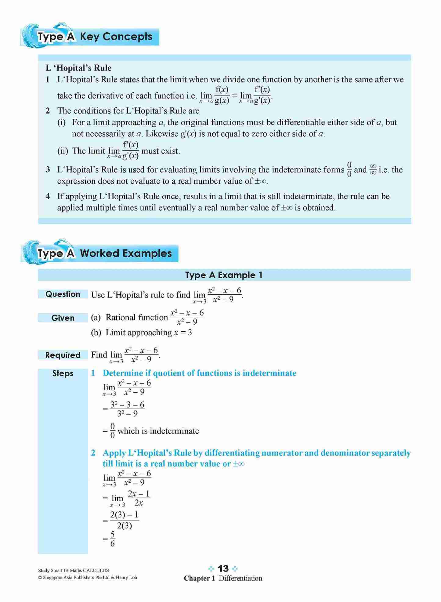 STUDY SMART IB Mathematics Calculus