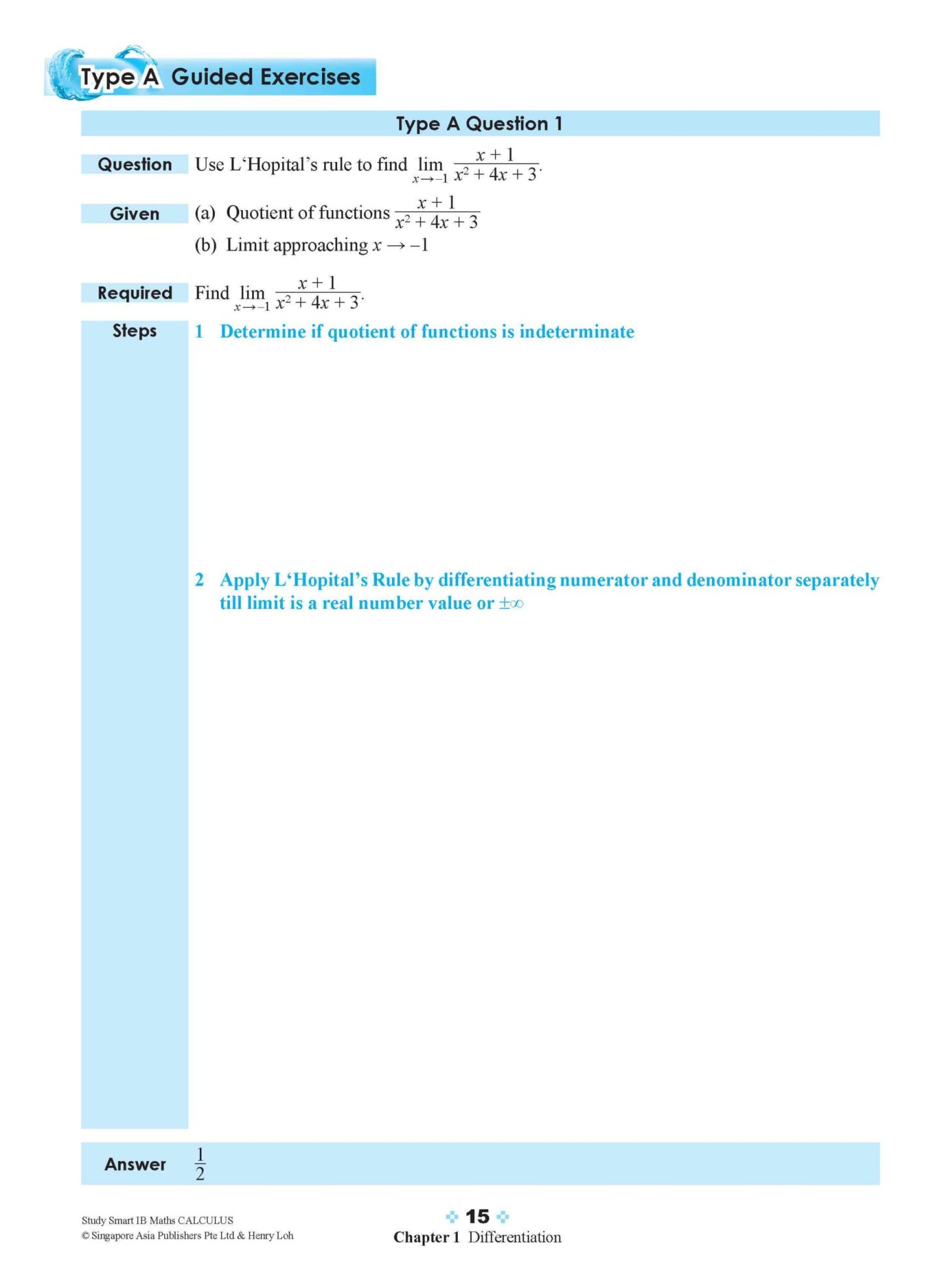 STUDY SMART IB Mathematics Calculus