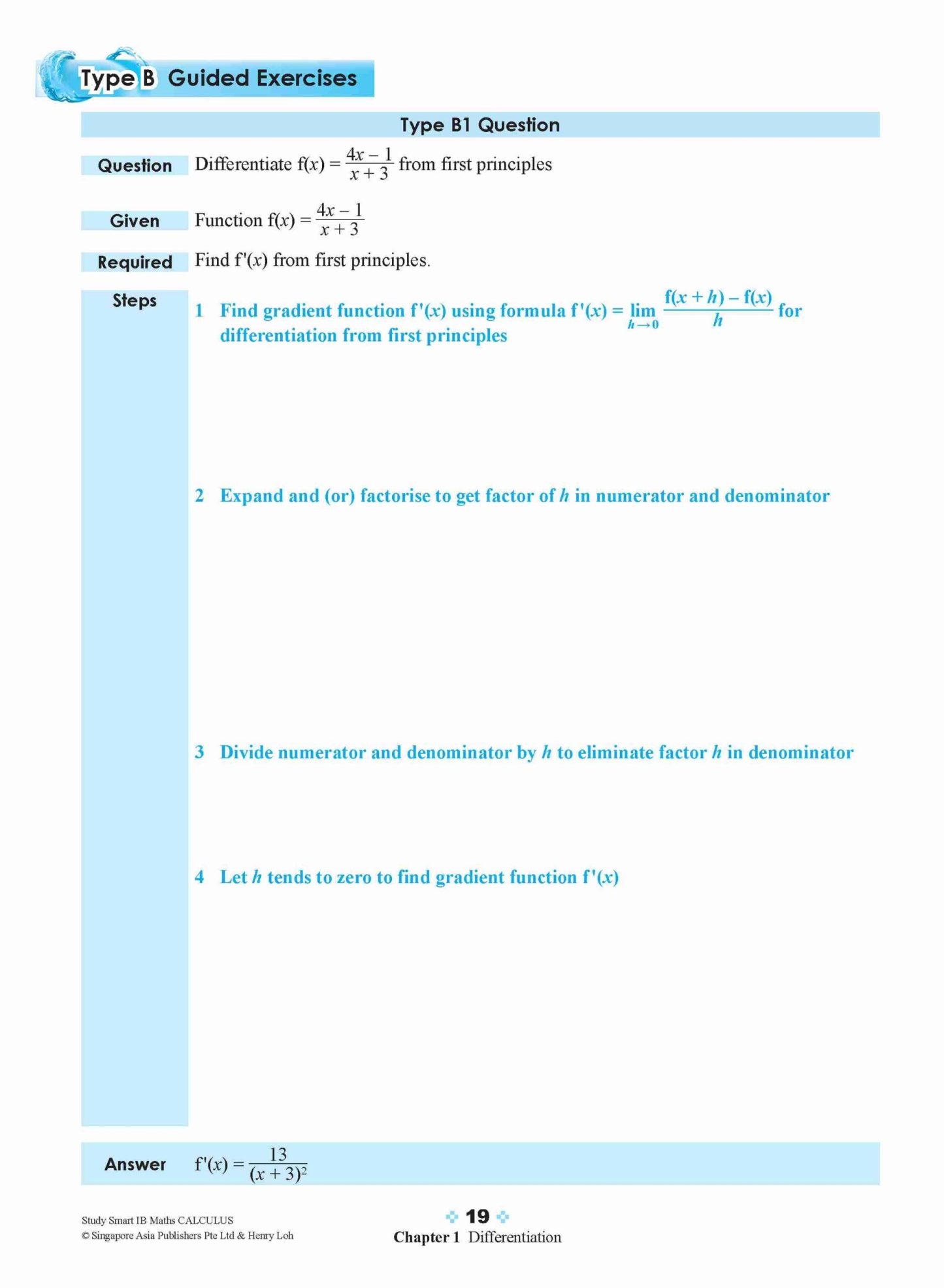 STUDY SMART IB Mathematics Calculus