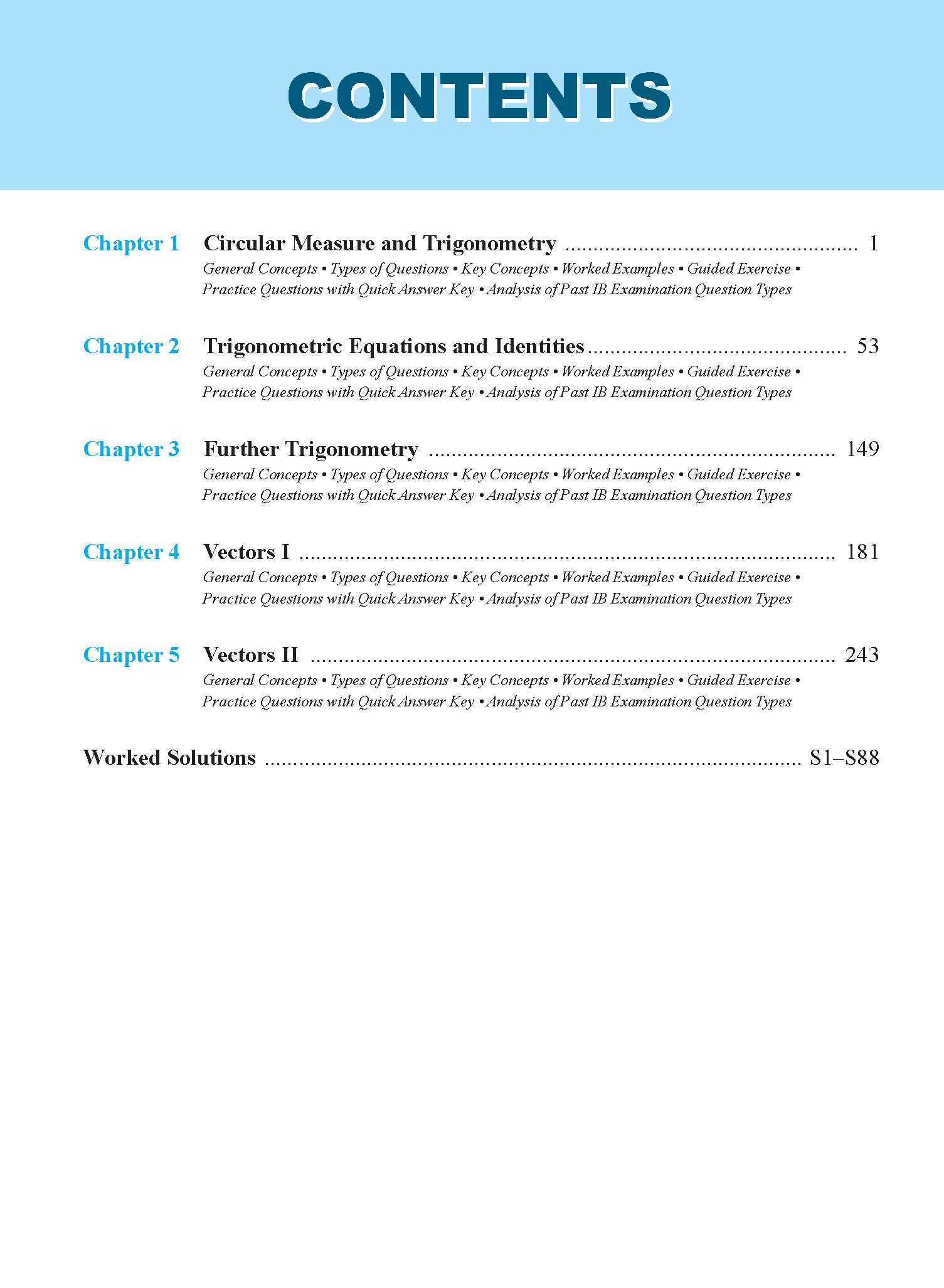 STUDY SMART IB Mathematics Geometry and Trigonometry