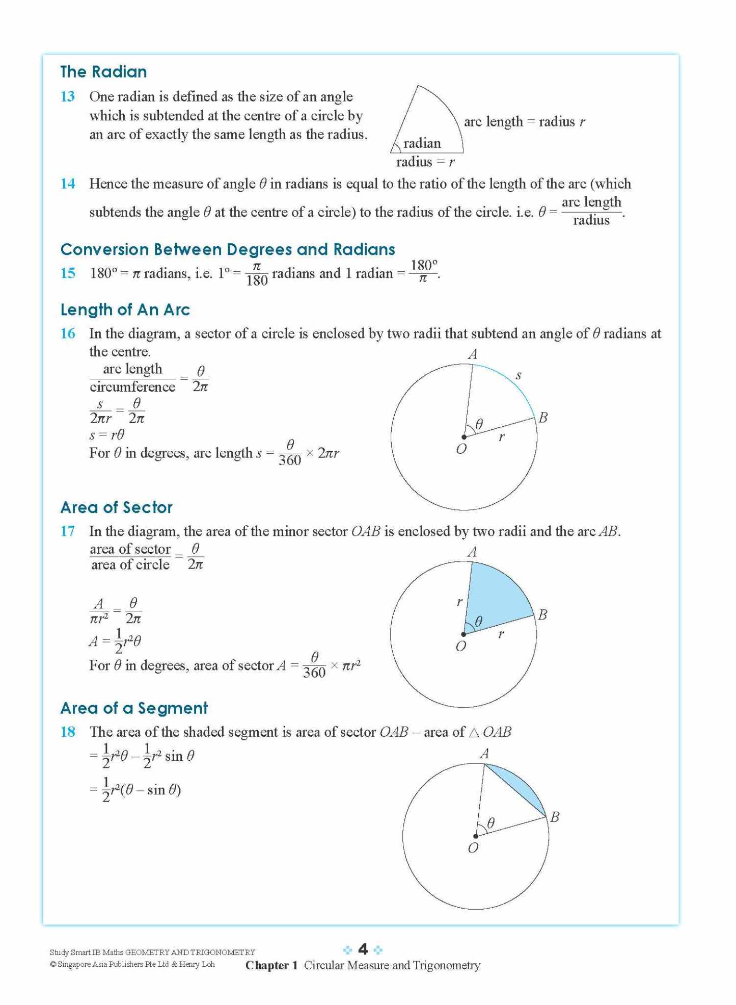 STUDY SMART IB Mathematics Geometry and Trigonometry