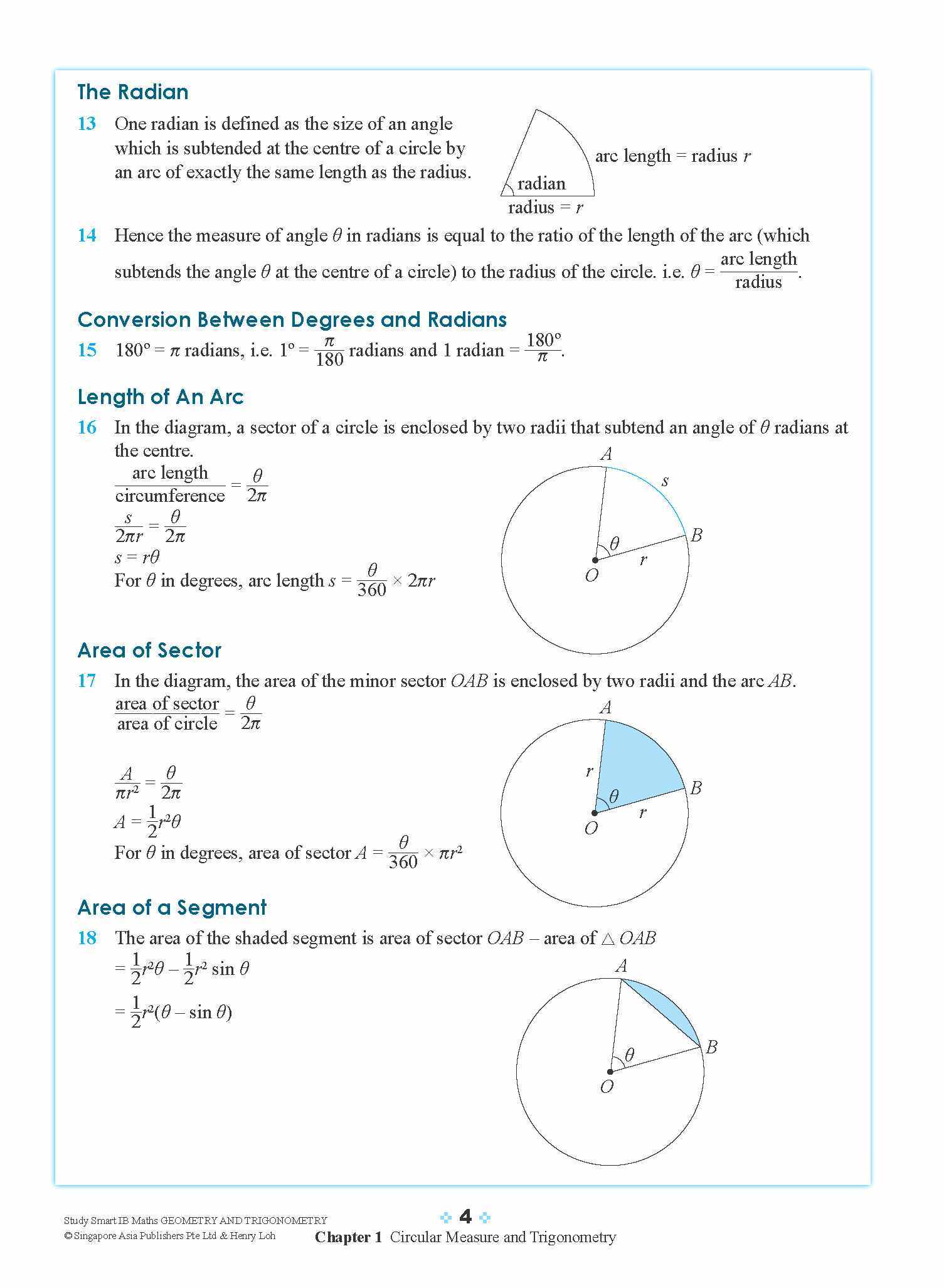 STUDY SMART IB Mathematics Geometry and Trigonometry