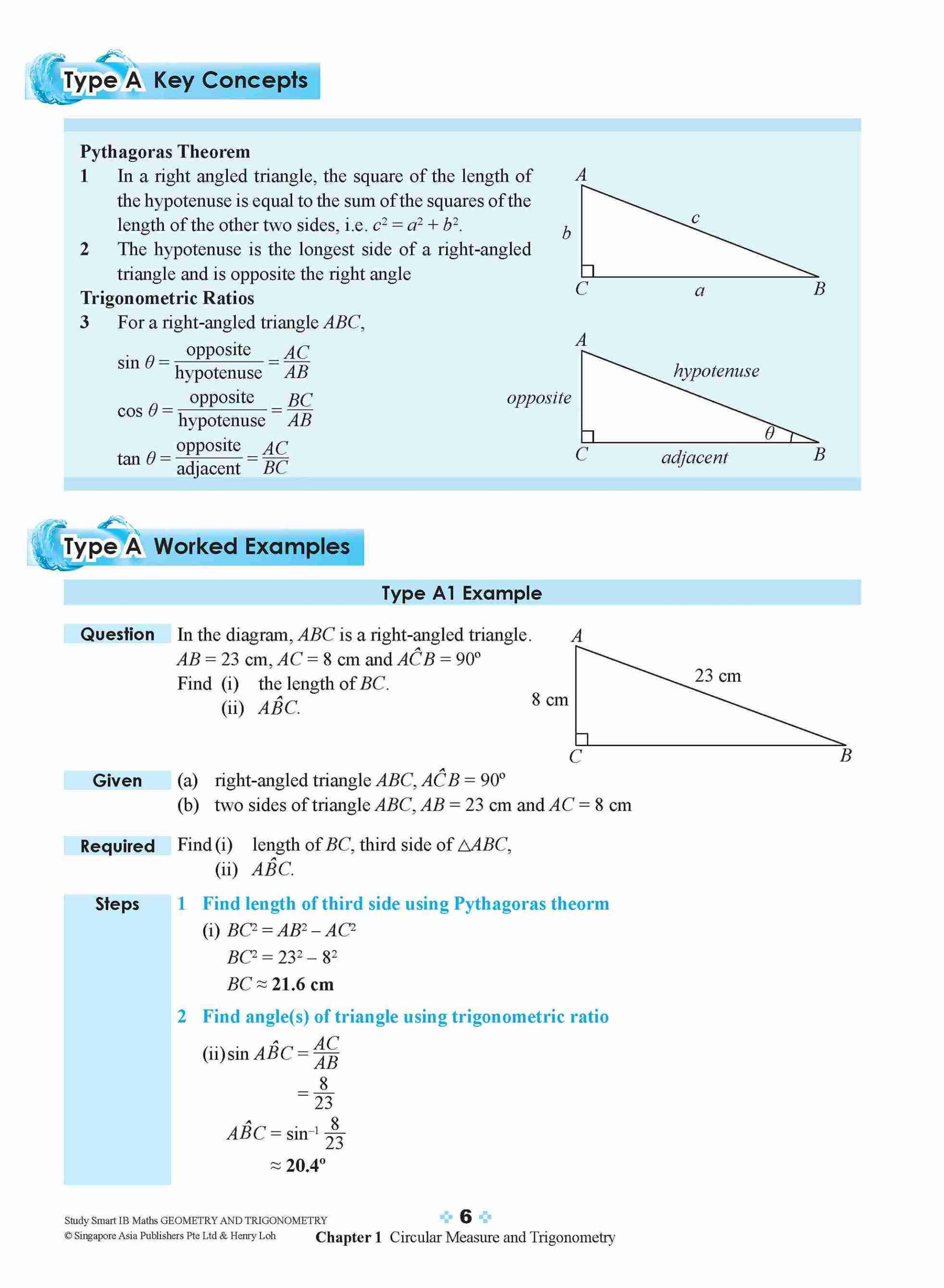 STUDY SMART IB Mathematics Geometry and Trigonometry