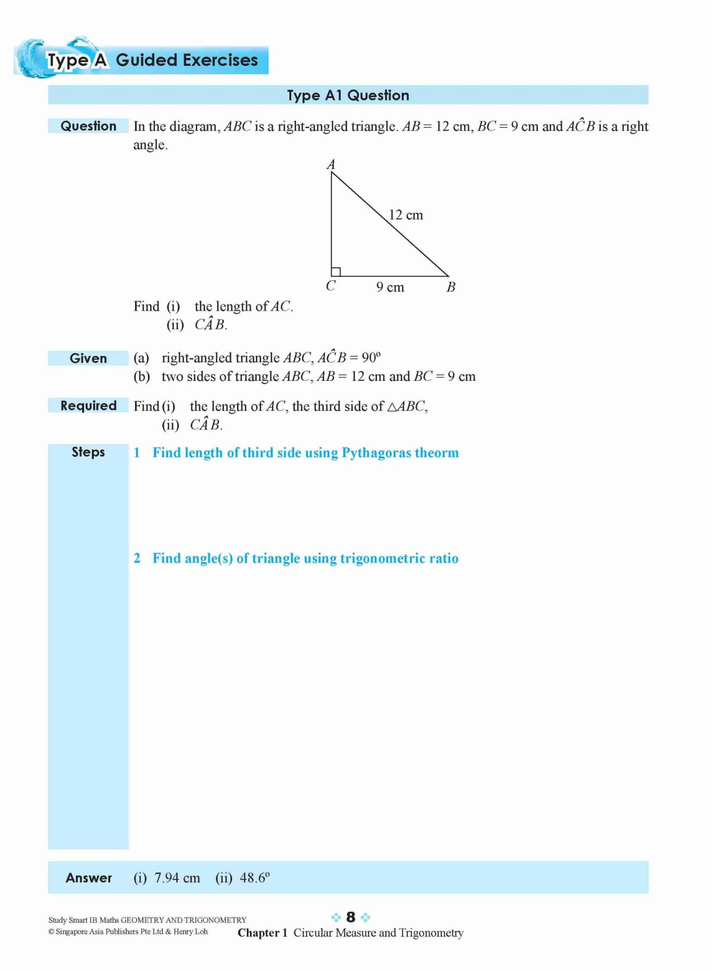 STUDY SMART IB Mathematics Geometry and Trigonometry