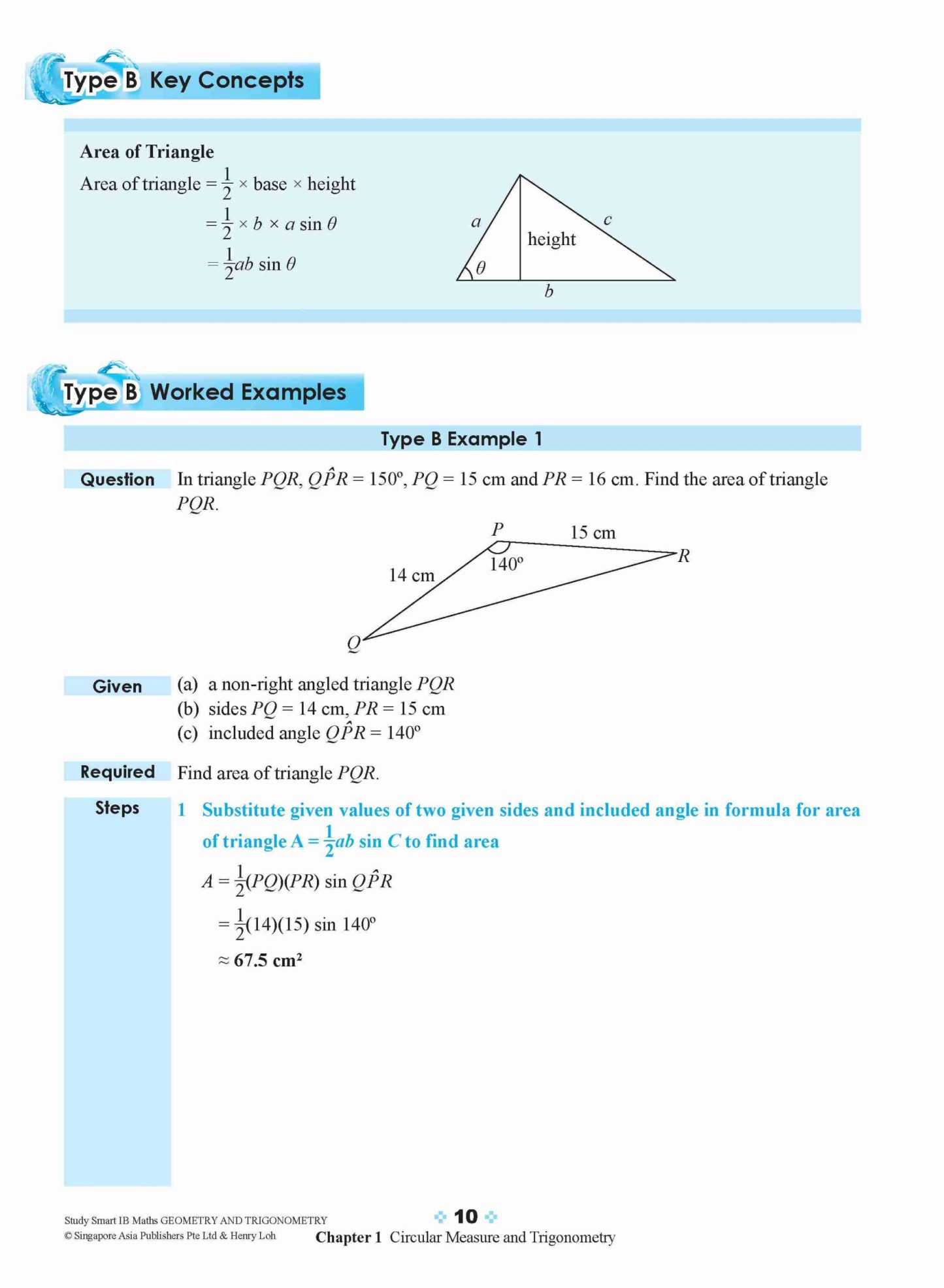 STUDY SMART IB Mathematics Geometry and Trigonometry