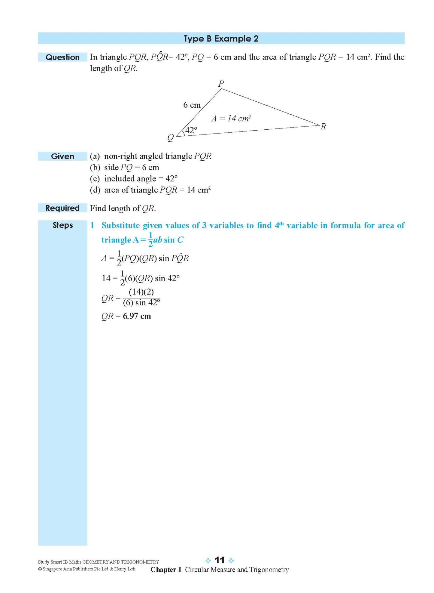 STUDY SMART IB Mathematics Geometry and Trigonometry