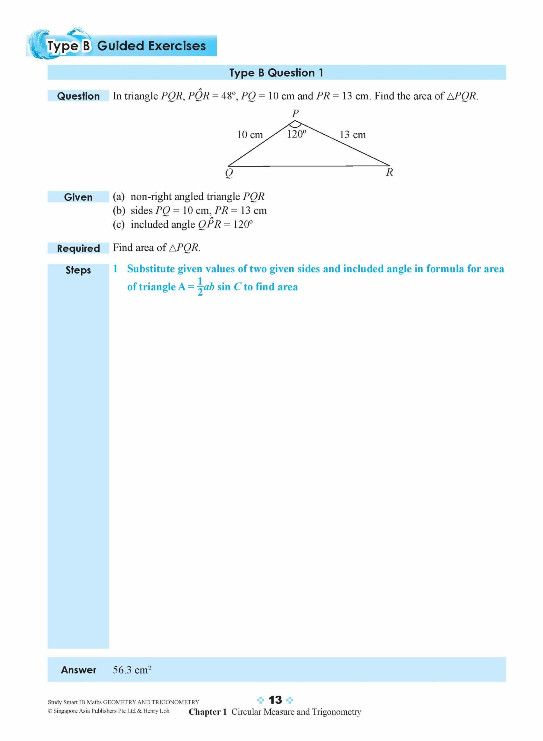STUDY SMART IB Mathematics Geometry and Trigonometry