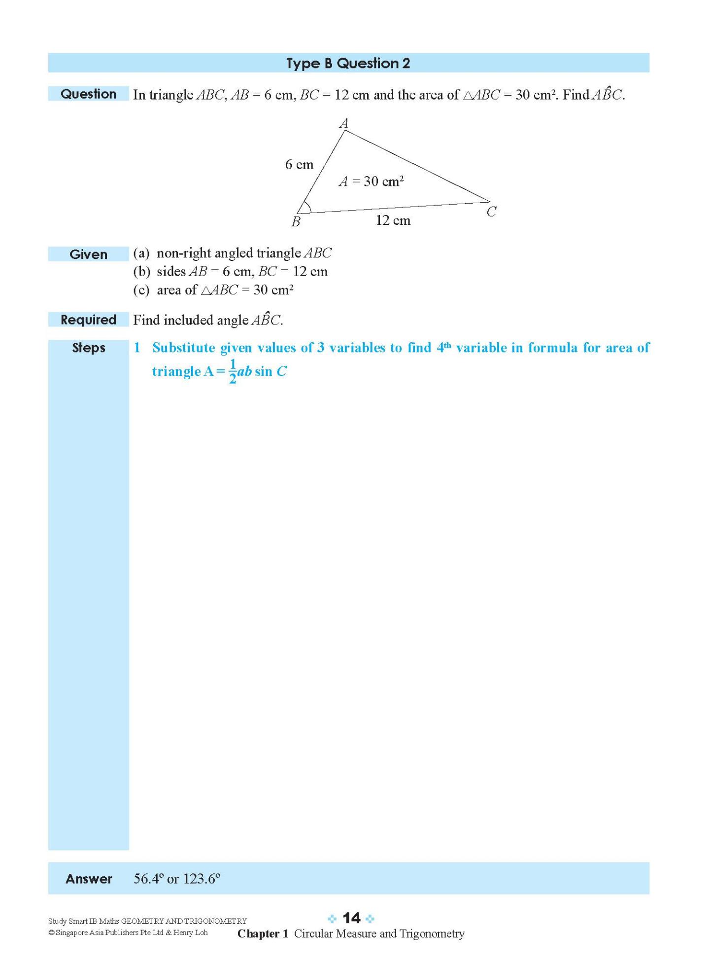 STUDY SMART IB Mathematics Geometry and Trigonometry