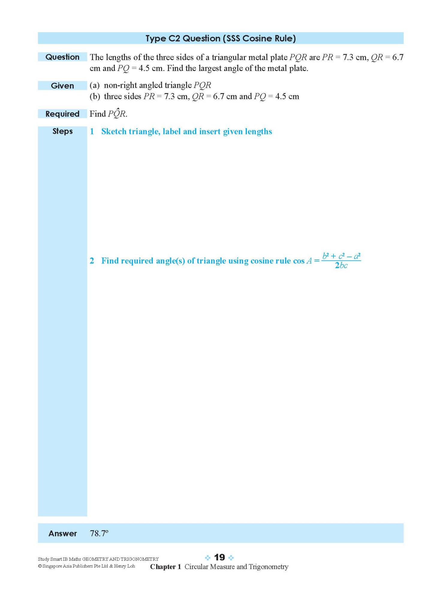 STUDY SMART IB Mathematics Geometry and Trigonometry