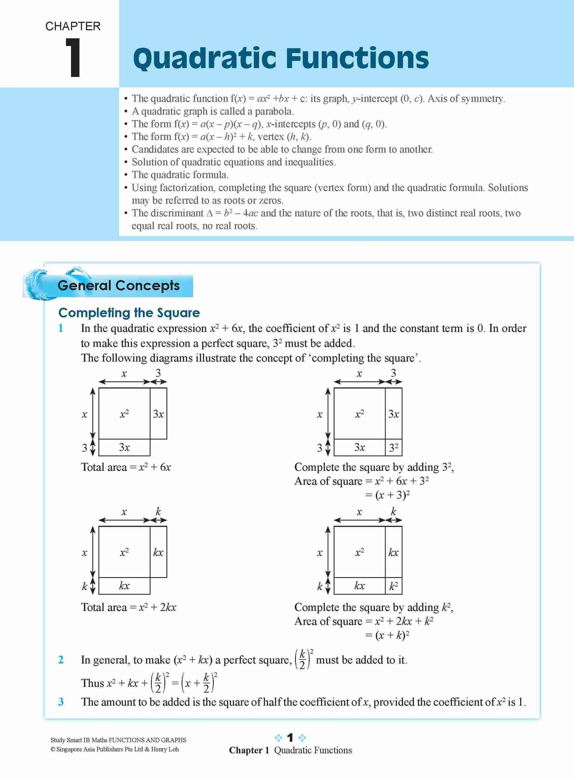 STUDY SMART IB Mathematics Functions and Graphs