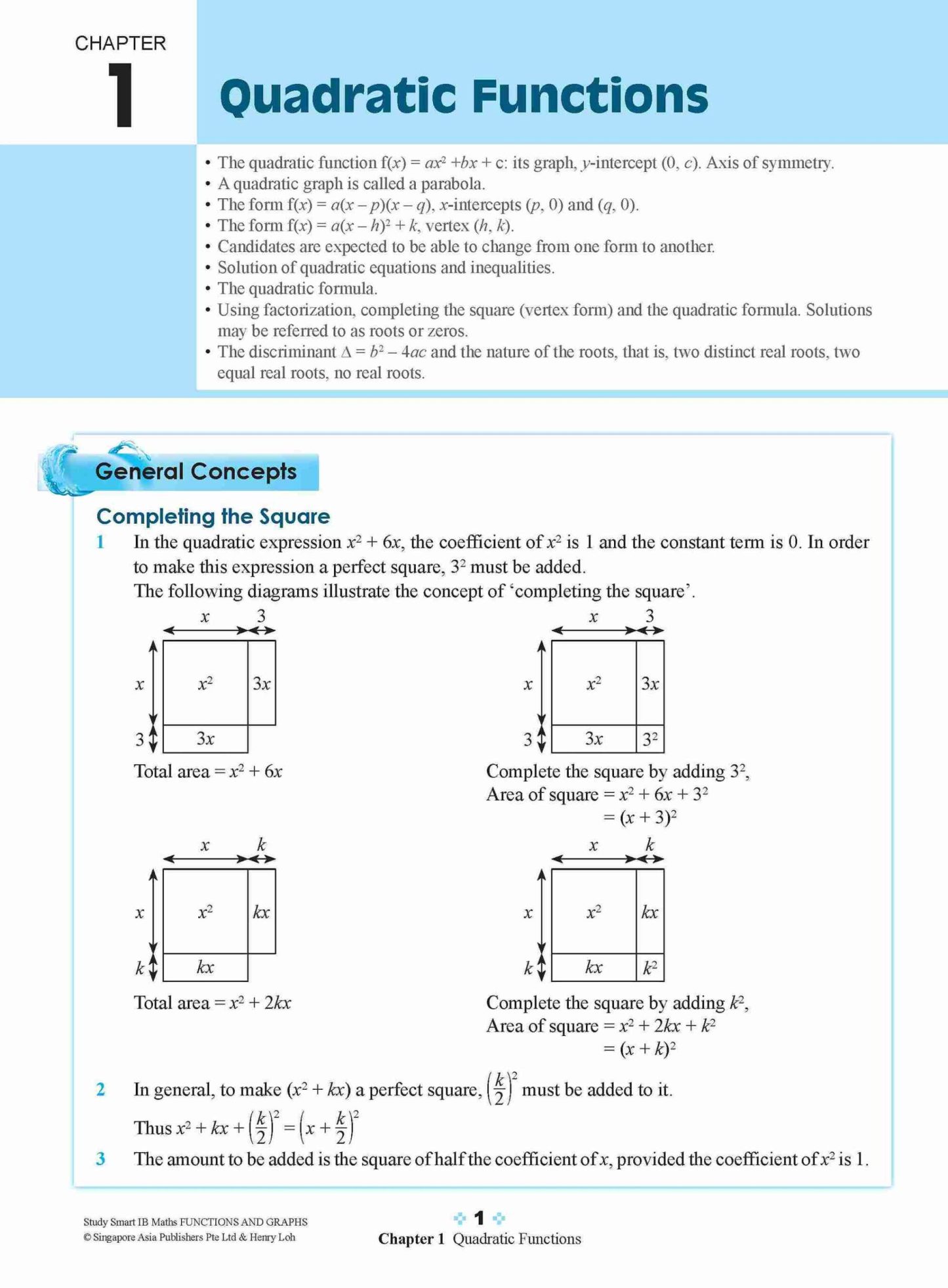 STUDY SMART IB Mathematics Functions and Graphs