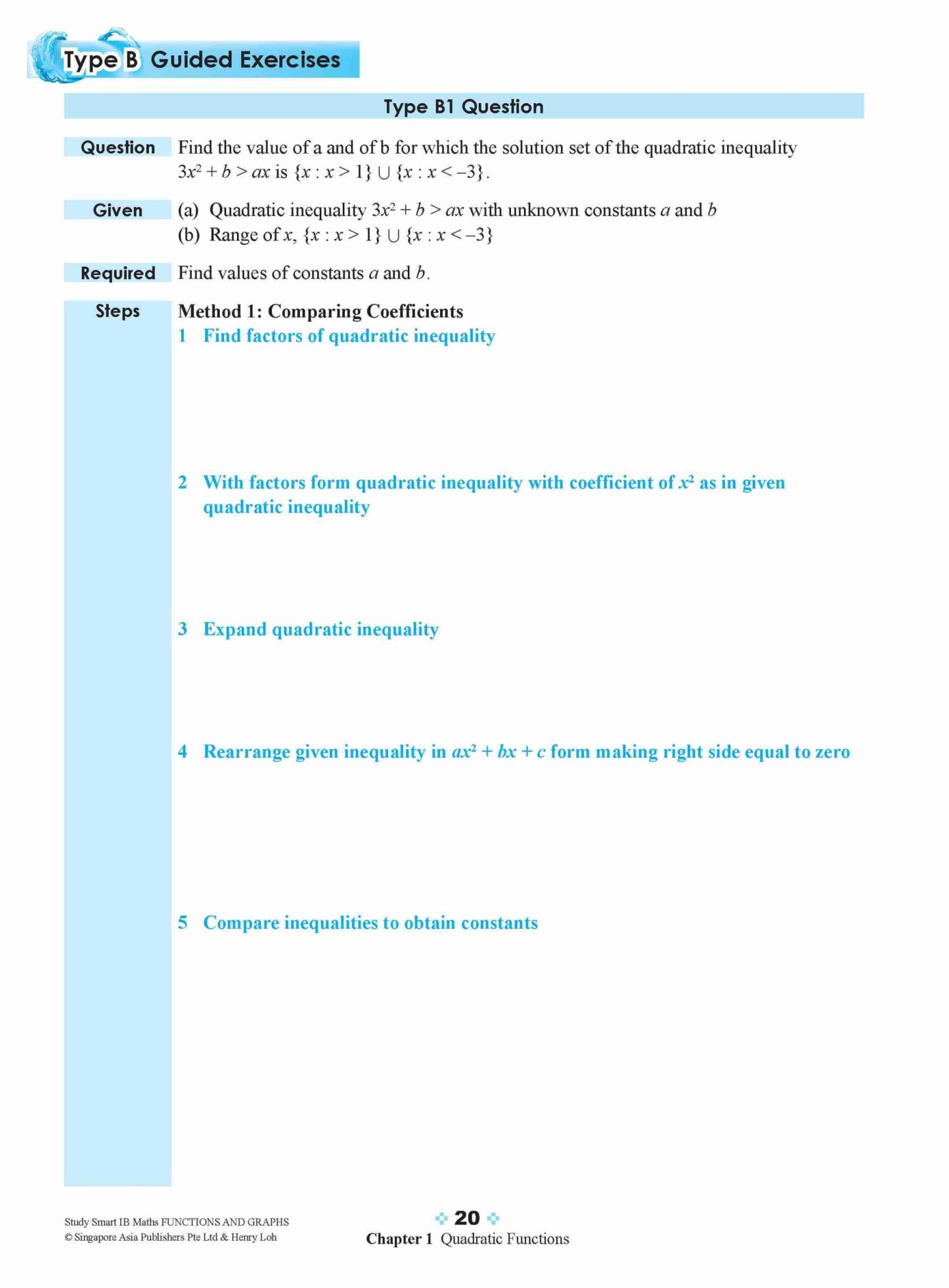 STUDY SMART IB Mathematics Functions and Graphs