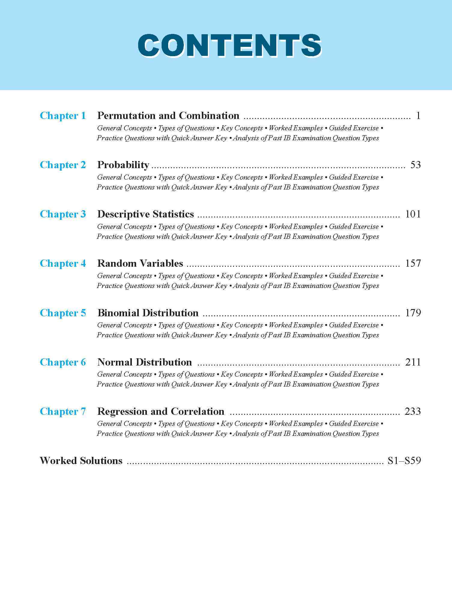 STUDY SMART IB Mathematics Statistics