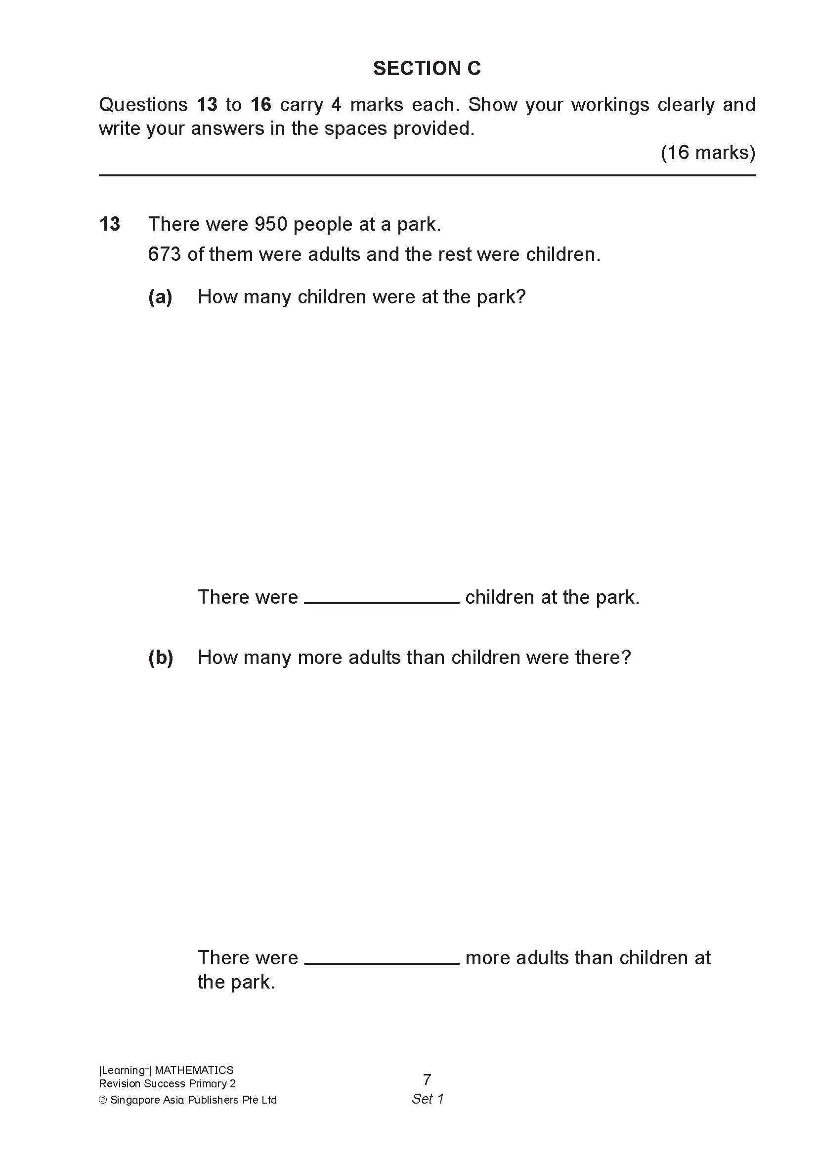 LEARNING+ MATHEMATICS Revision SUCCESS Primary 2