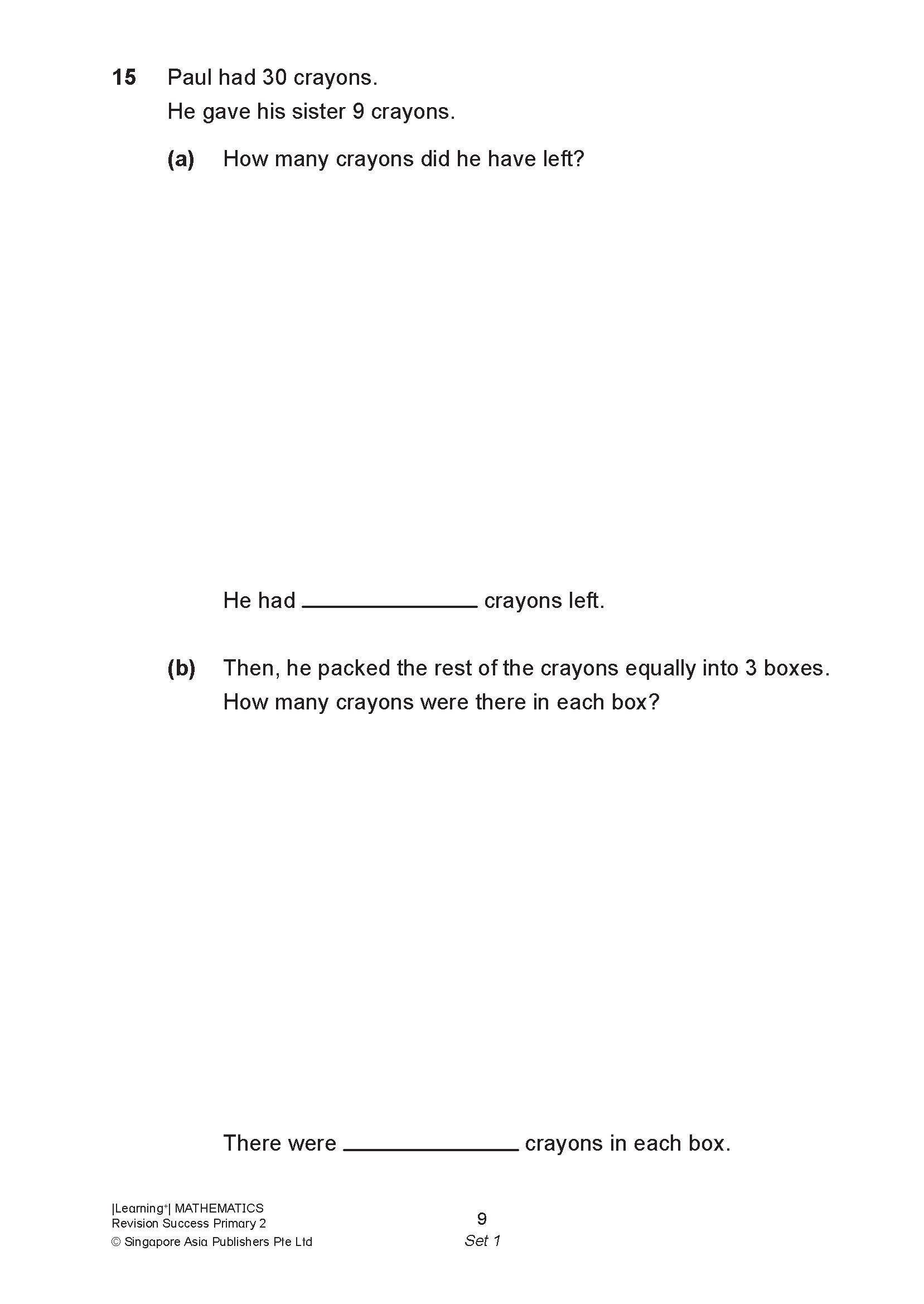 LEARNING+ MATHEMATICS Revision SUCCESS Primary 2