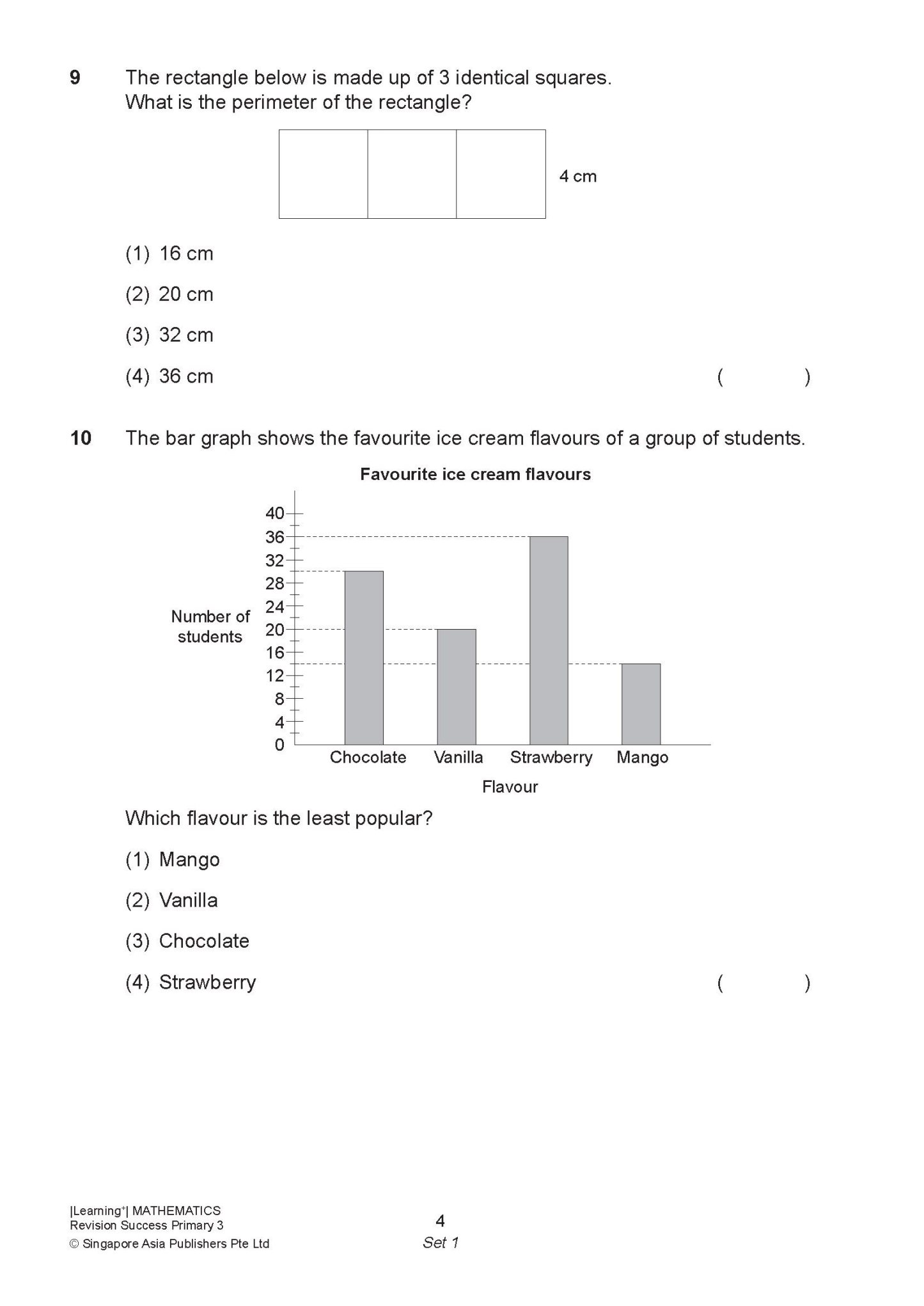 LEARNING+ MATHEMATICS Revision SUCCESS Primary 3