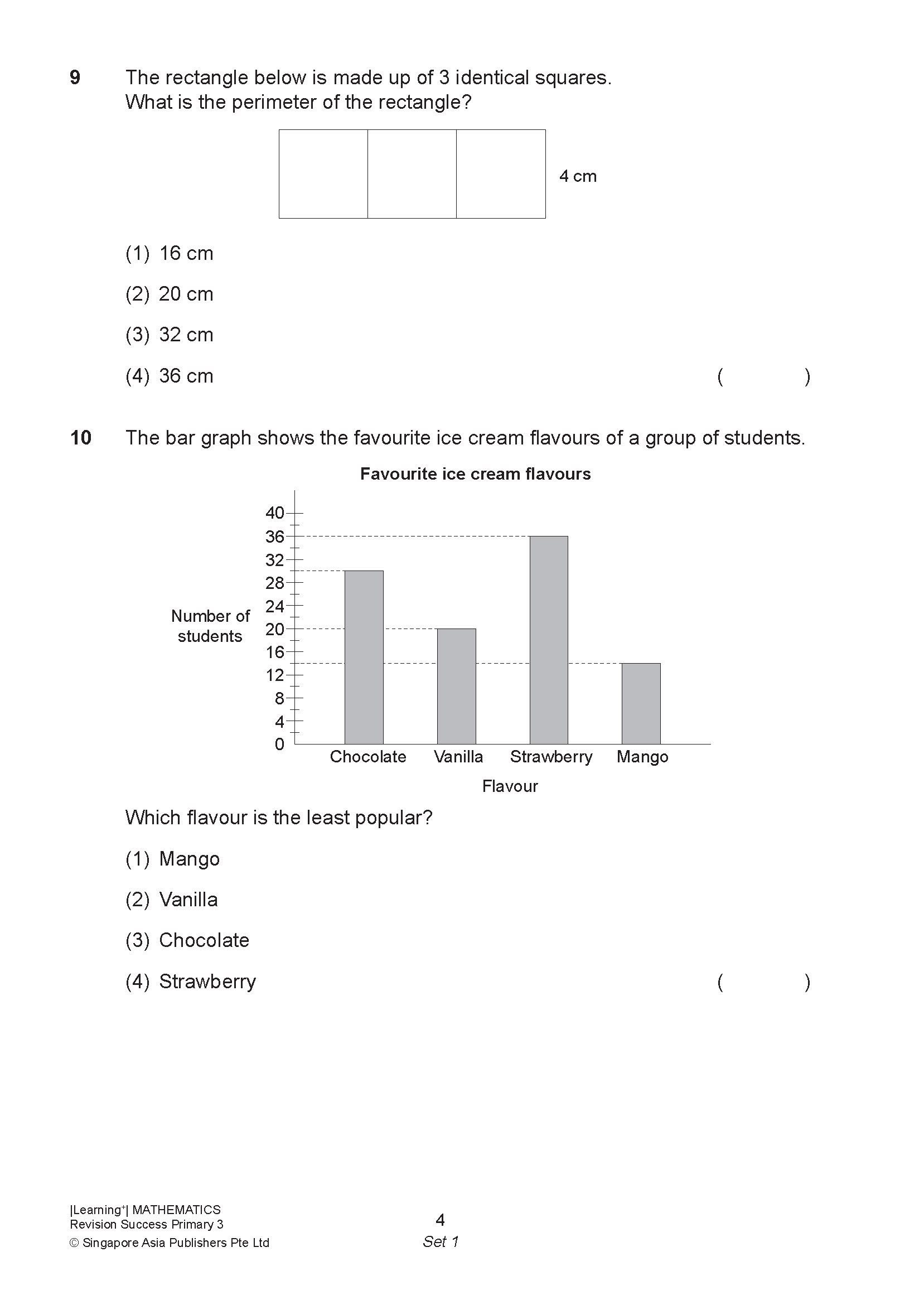 LEARNING+ MATHEMATICS Revision SUCCESS Primary 3
