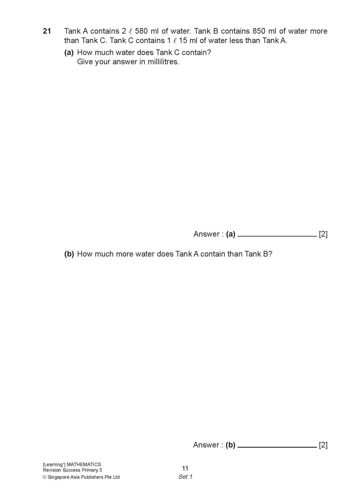 LEARNING+ MATHEMATICS Revision SUCCESS Primary 3