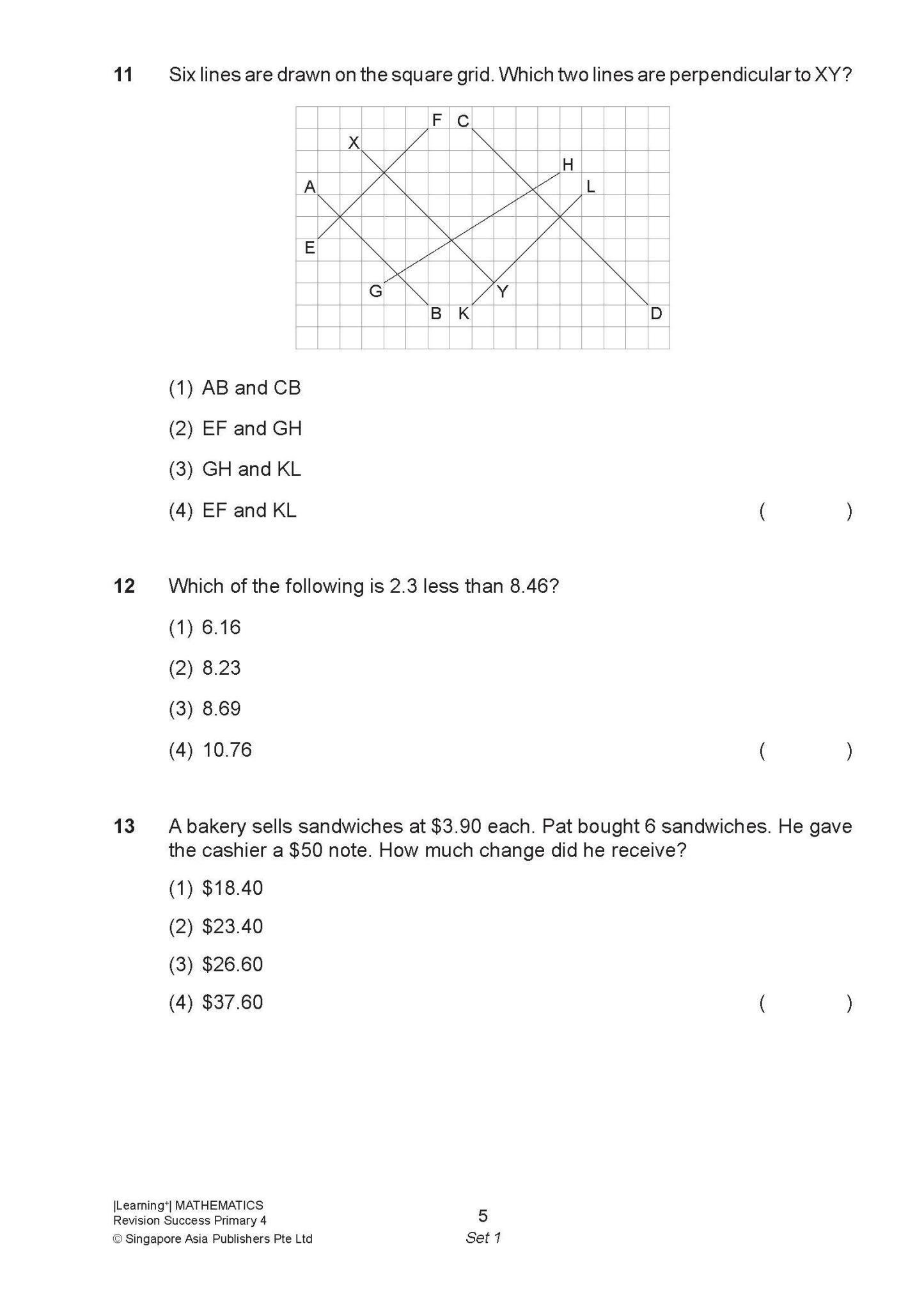 LEARNING+ MATHEMATICS Revision SUCCESS Primary 4