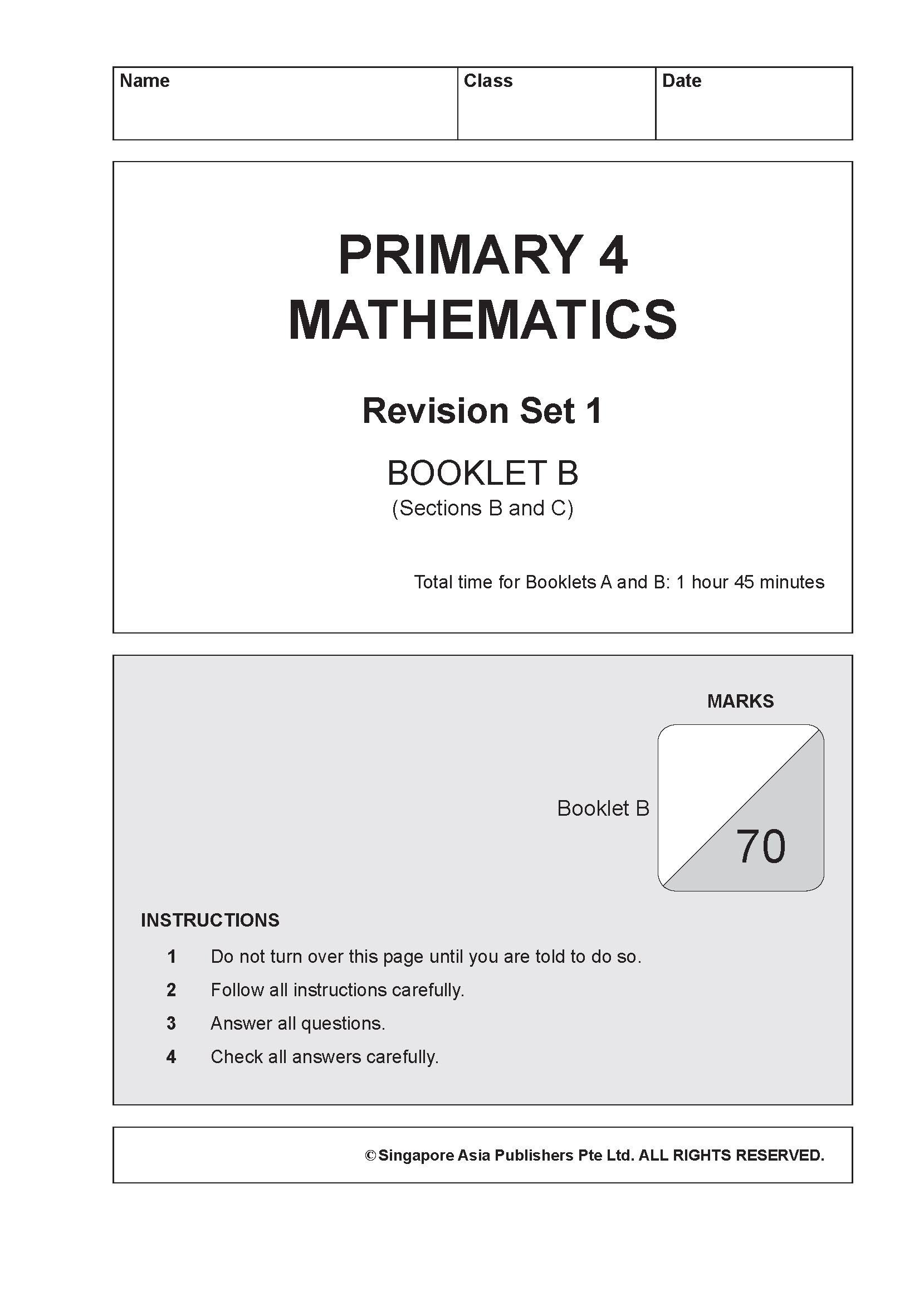 LEARNING+ MATHEMATICS Revision SUCCESS Primary 4