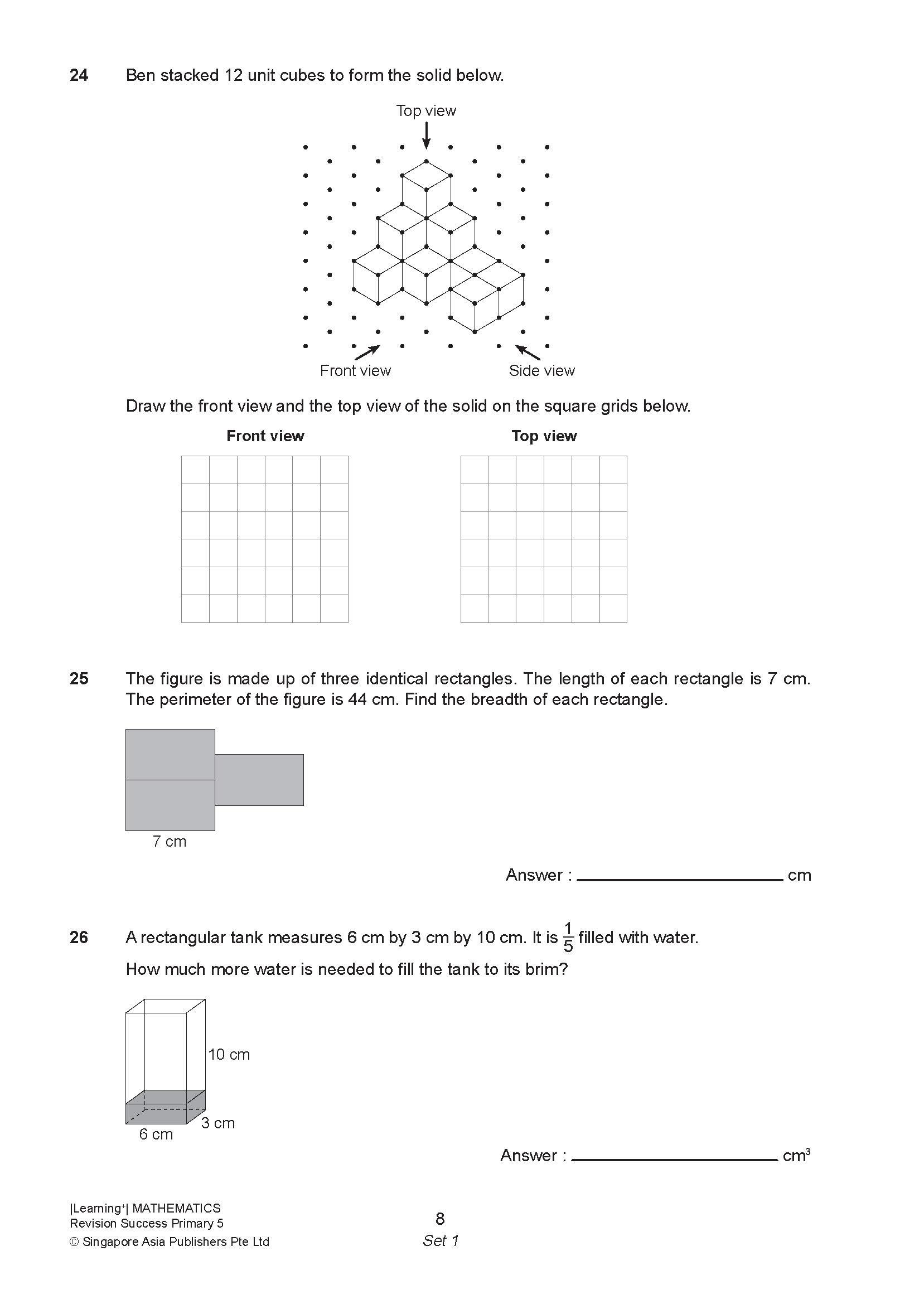 LEARNING+ MATHEMATICS Revision SUCCESS Primary 5