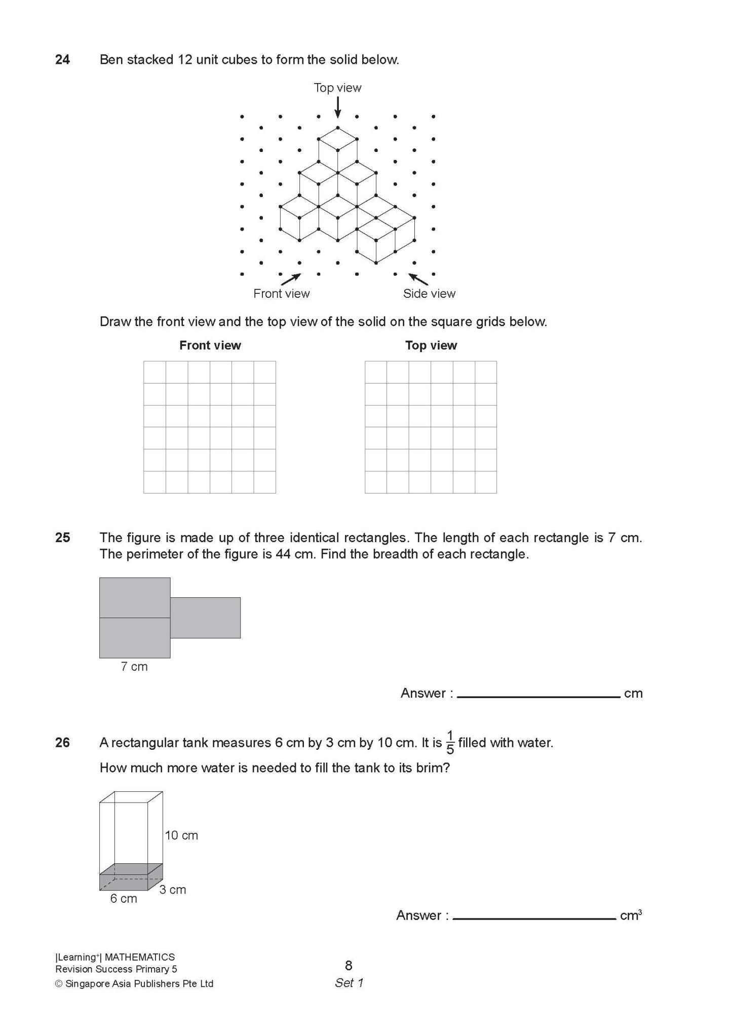 LEARNING+ MATHEMATICS Revision SUCCESS Primary 5