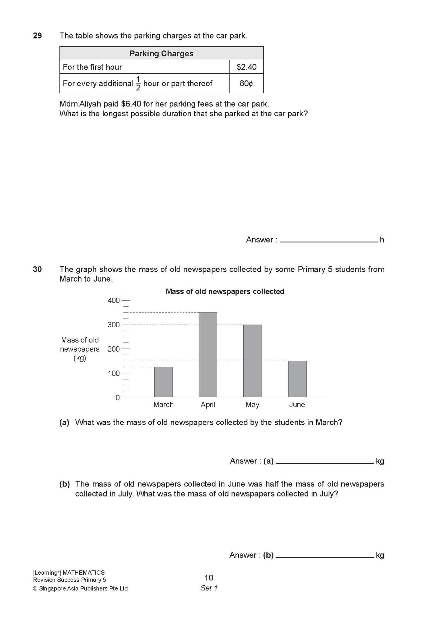 LEARNING+ MATHEMATICS Revision SUCCESS Primary 5