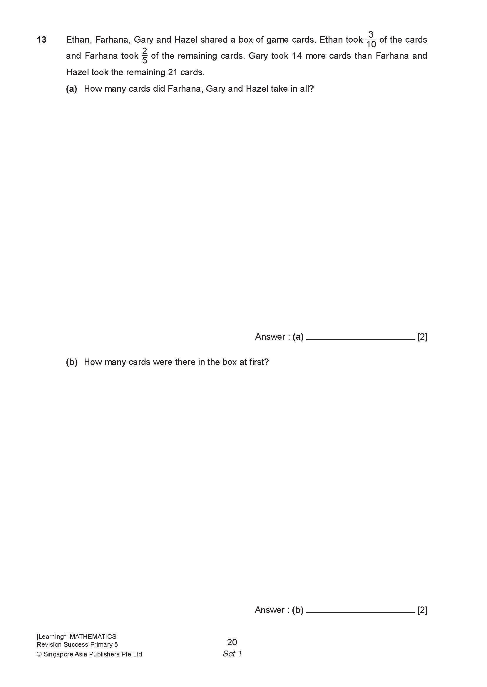 LEARNING+ MATHEMATICS Revision SUCCESS Primary 5