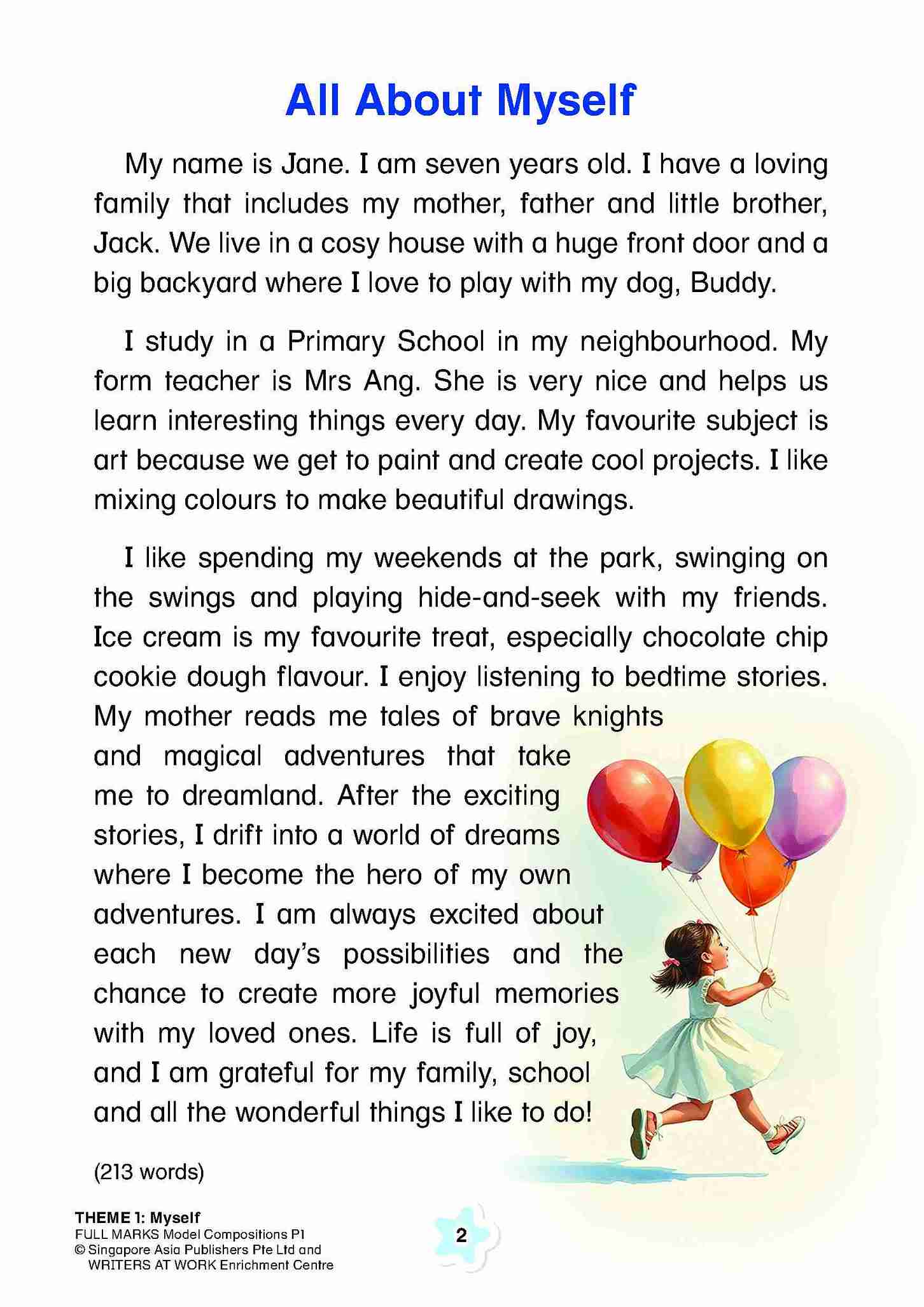 FULL MARKS IS POSSIBLE Model Compositions Primary 1