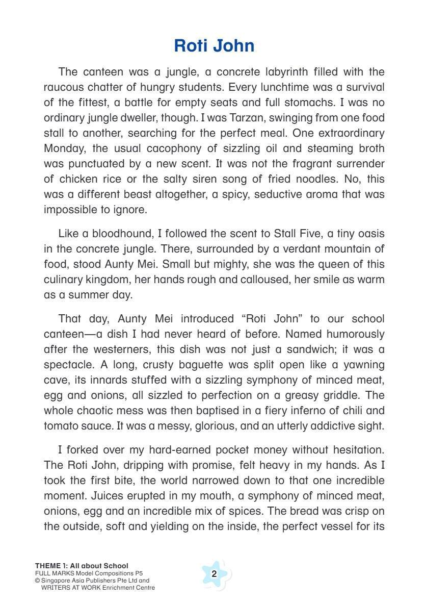 FULL MARKS IS POSSIBLE Model Compositions Primary 5