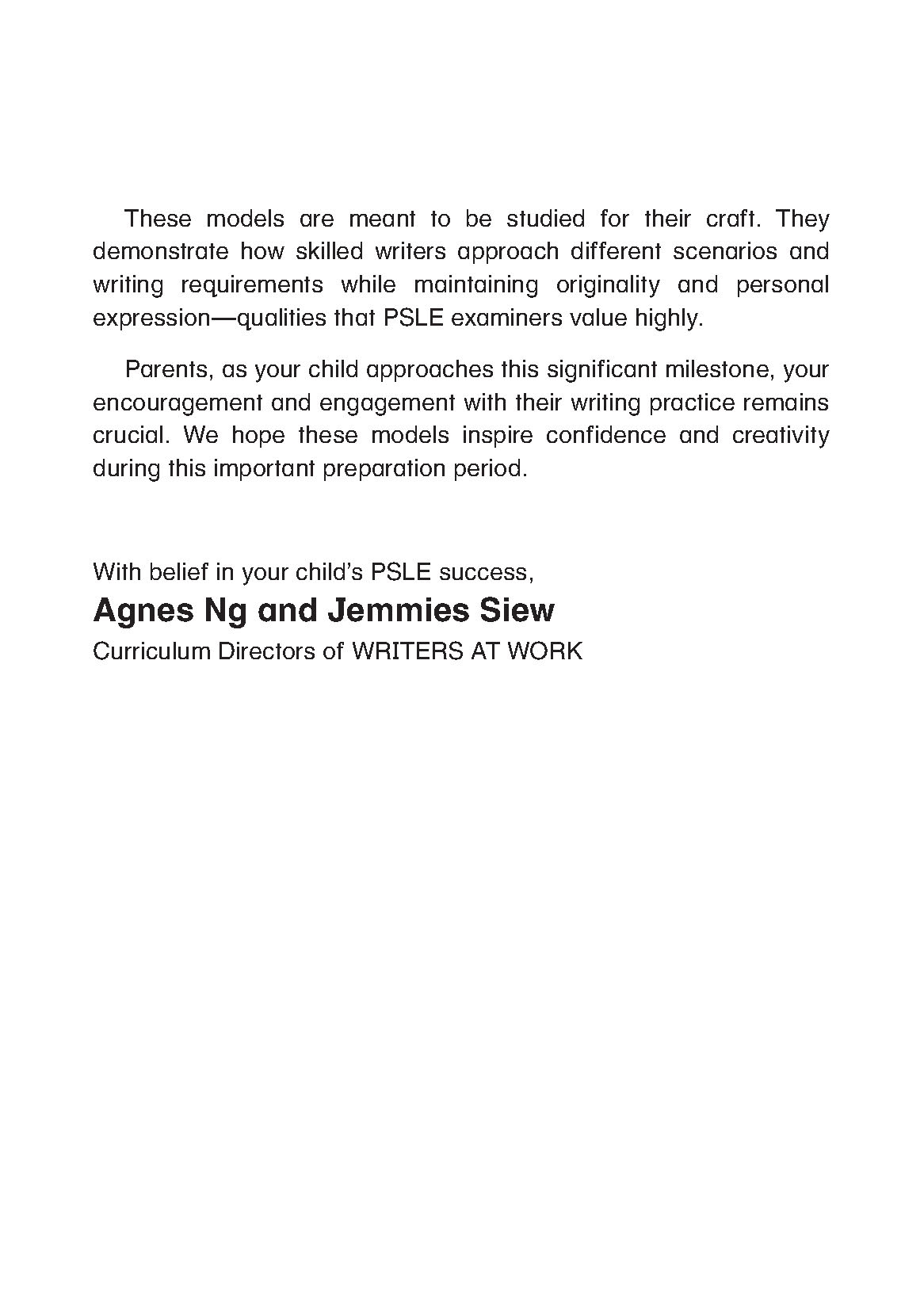 FULL MARKS IS POSSIBLE Model Compositions Primary 6