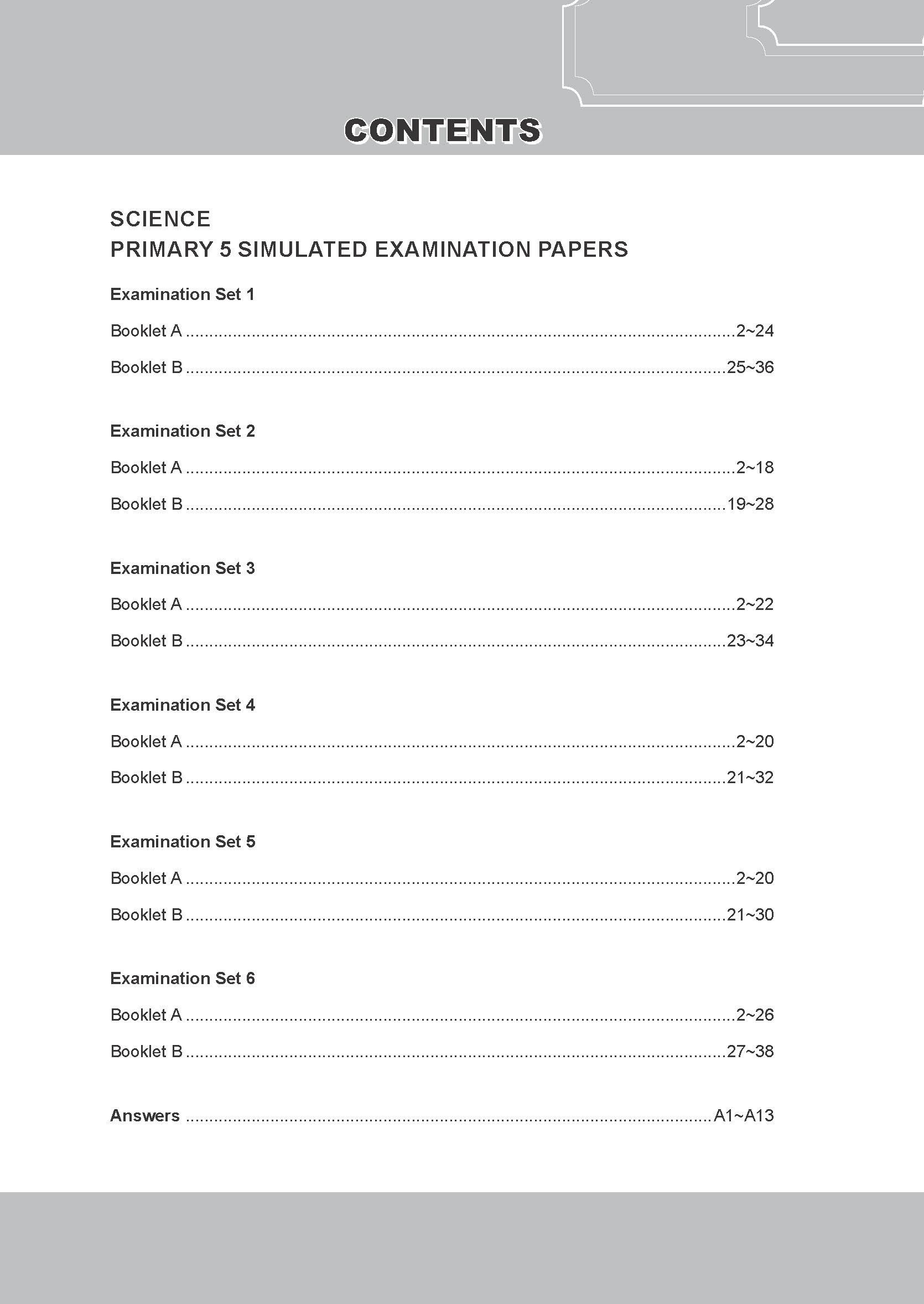 Conquer Science Primary 5 – Simulated Examination Papers