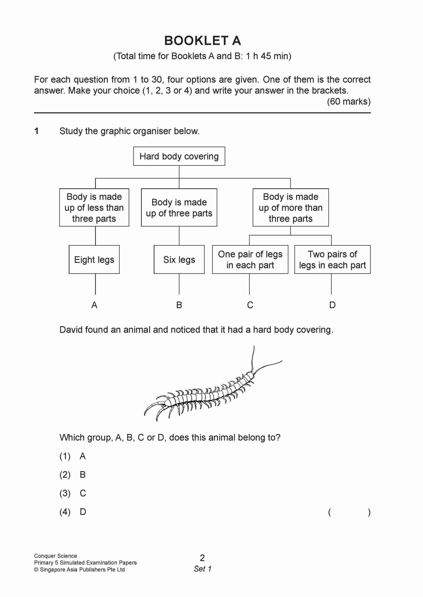 Conquer Science Primary 5 – Simulated Examination Papers