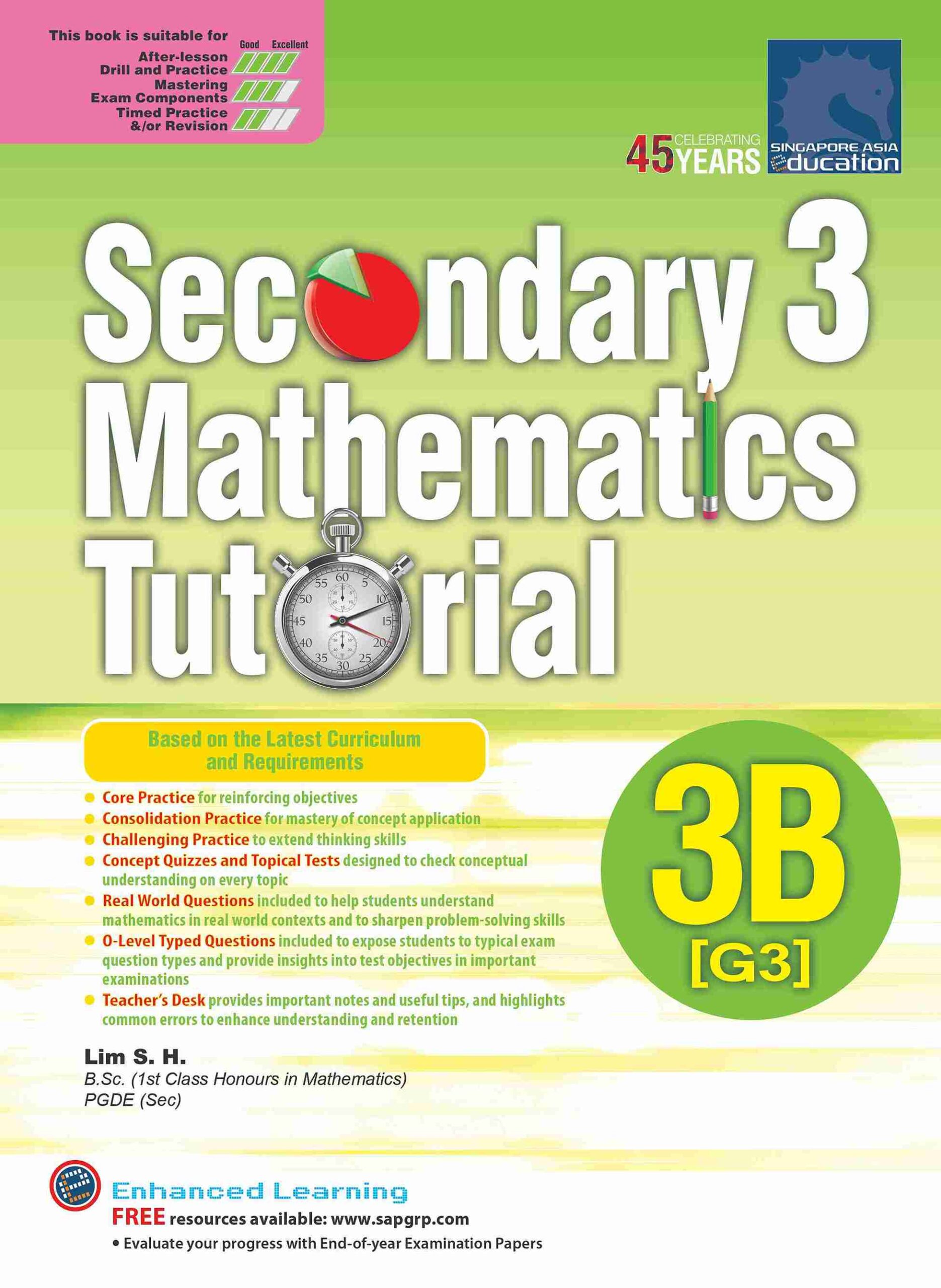 Secondary 3 Mathematics Tutorial 3B [G3]